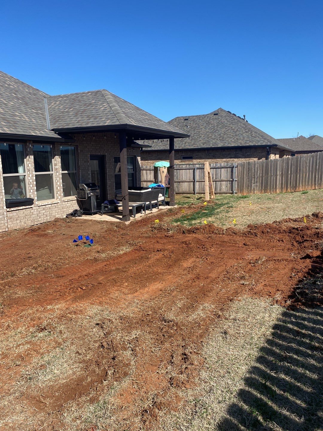 Retaining wall / Playground by Clays Services Inc