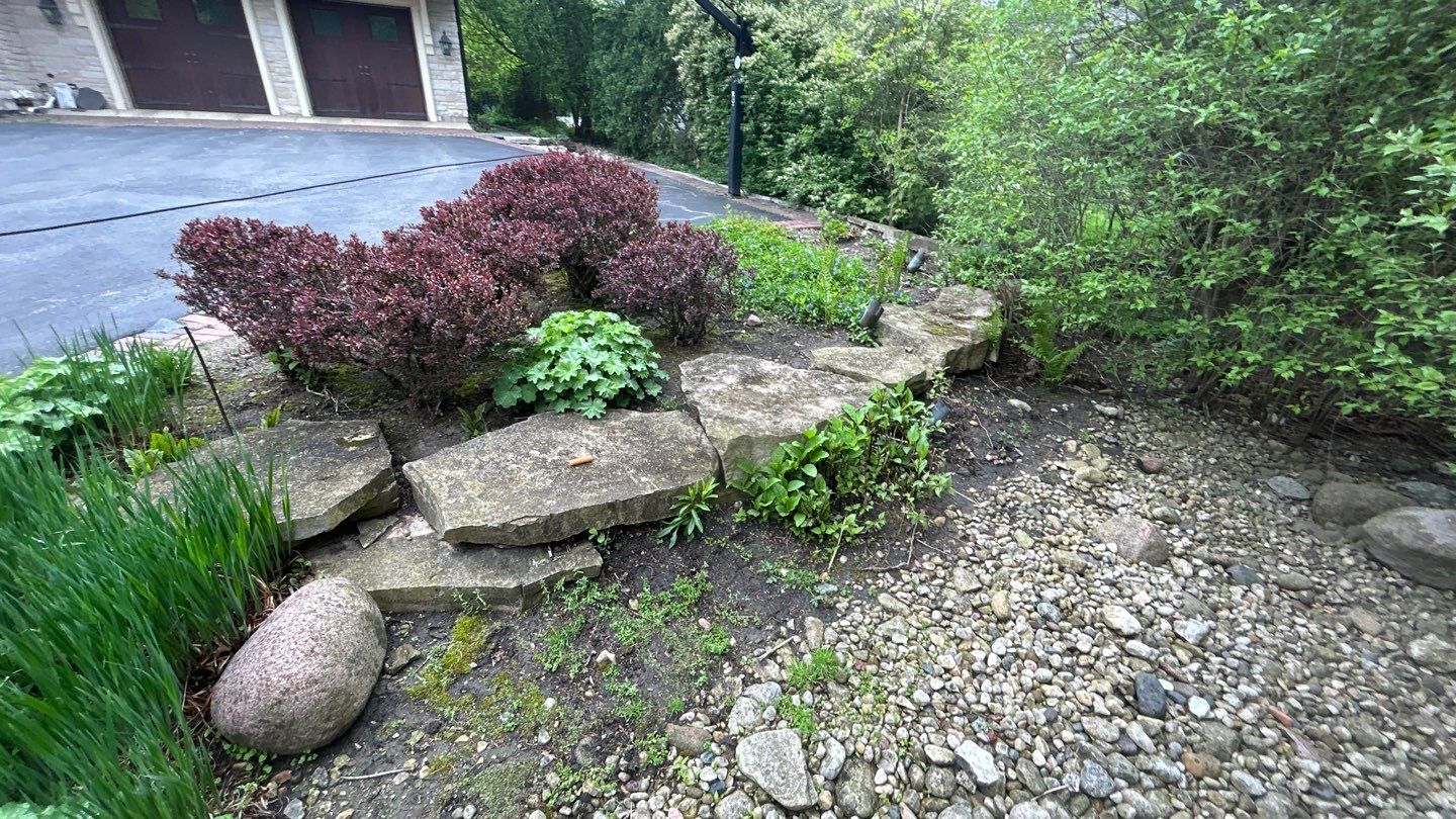 Winnetka, IL bluestone patio cleaning by Northern Power Washing LLC.