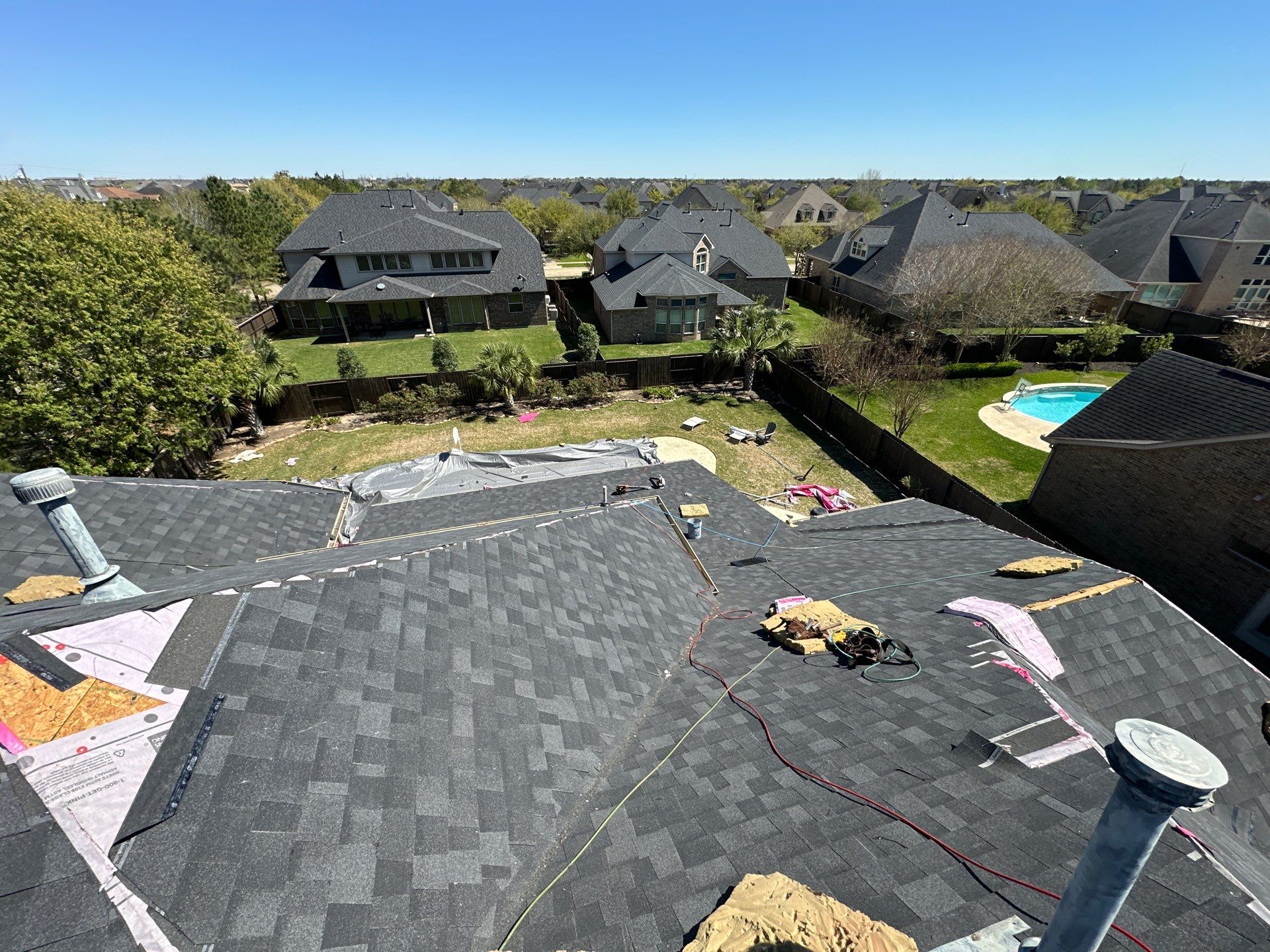Project in Fulshear by Motion Roofing