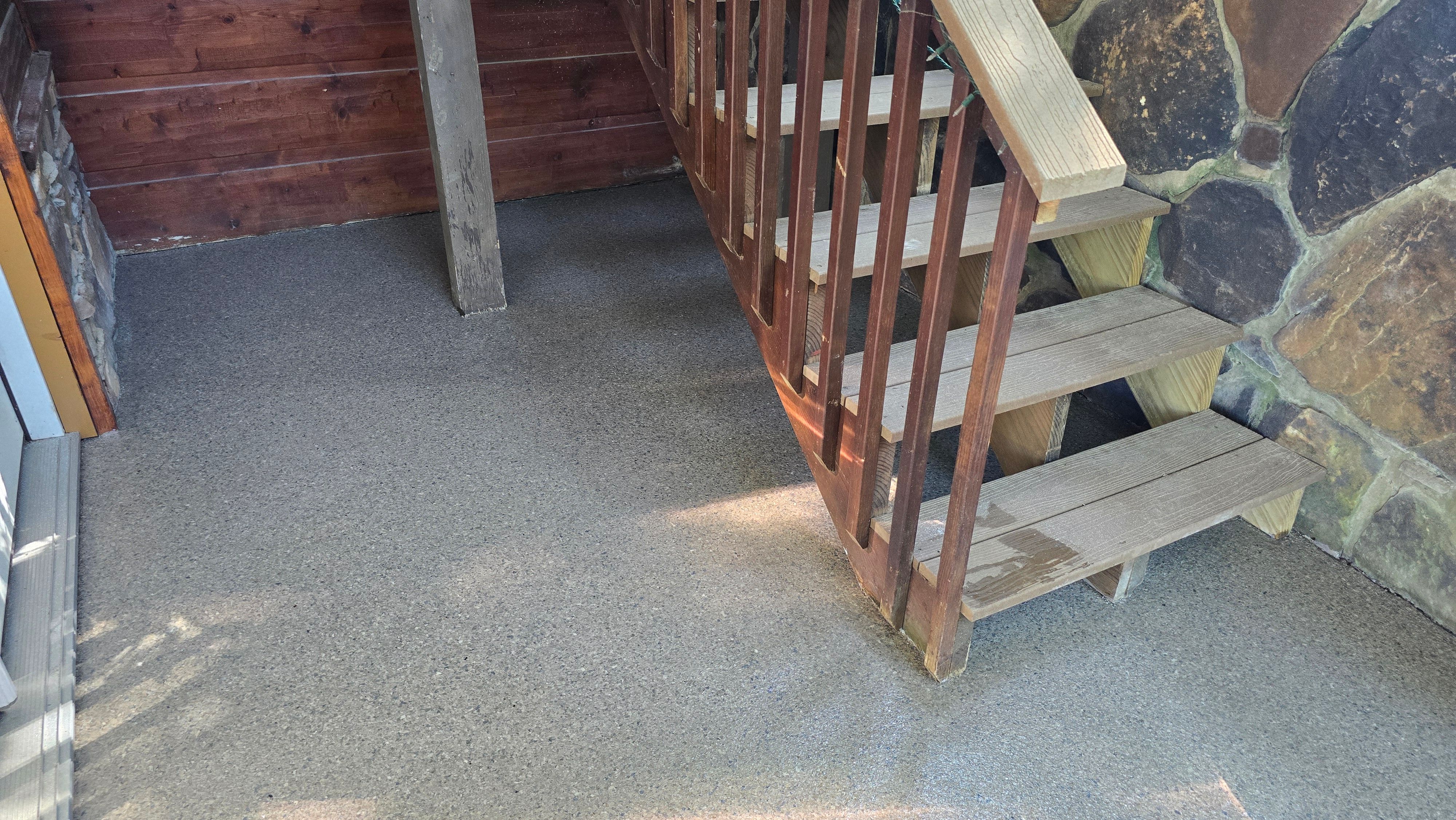Back Patio using Obsidian by Elite Floor Solutions