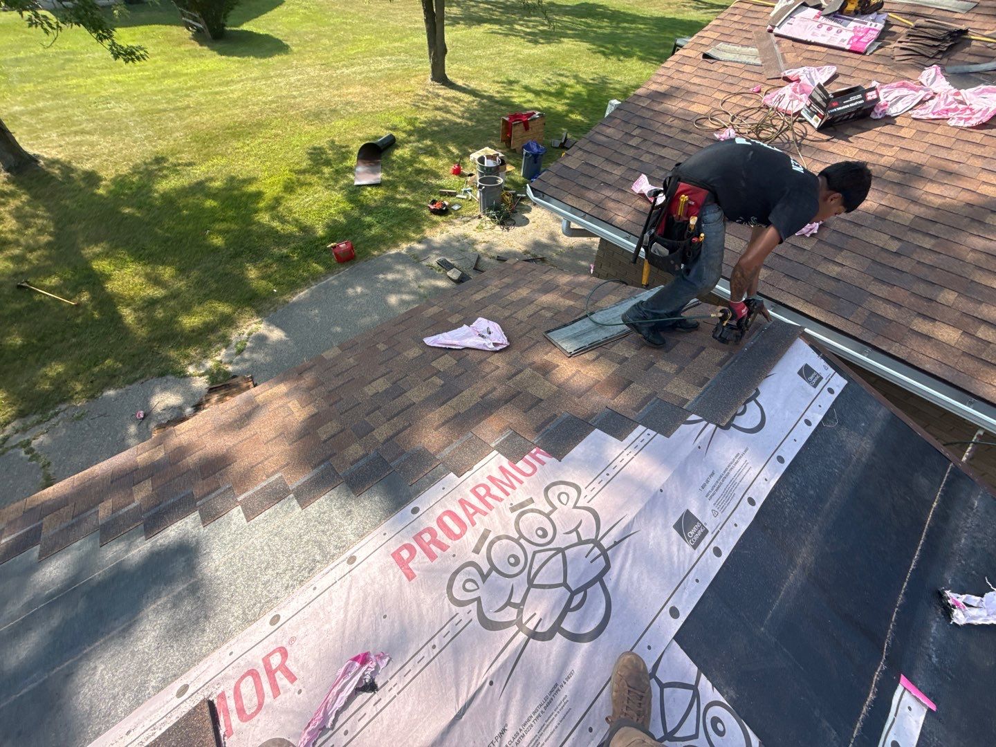 Roof Replacement using Owens Corning Tru Definitions by 180 Contractors