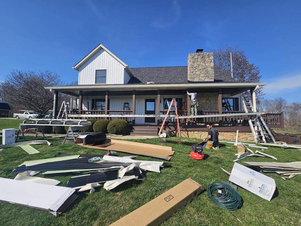 Exterior Installation using CertainTeed MainStreet Vinyl Siding by Koontz Construction
