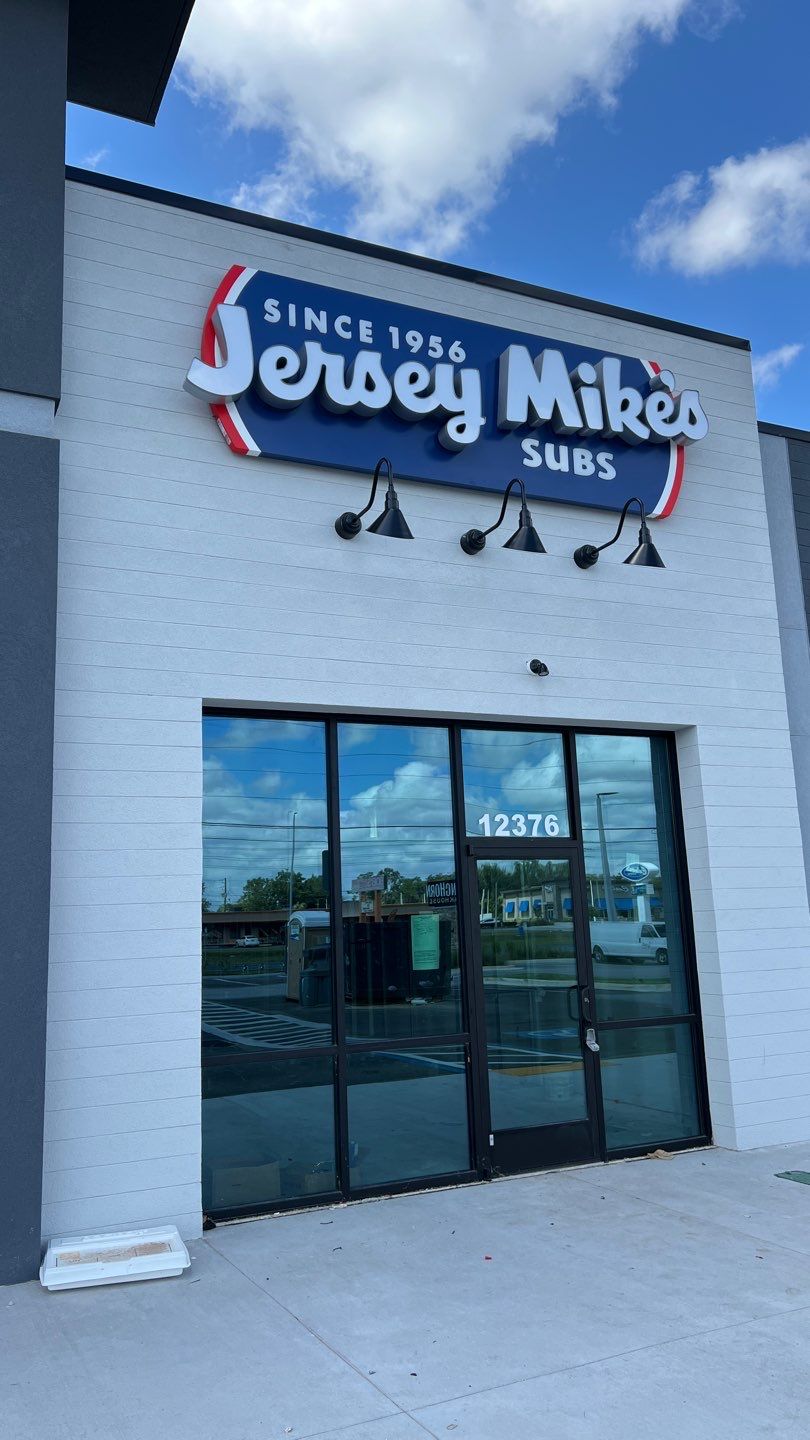 Channel Letters on Backer for Jersey Mikes by SignCrafters