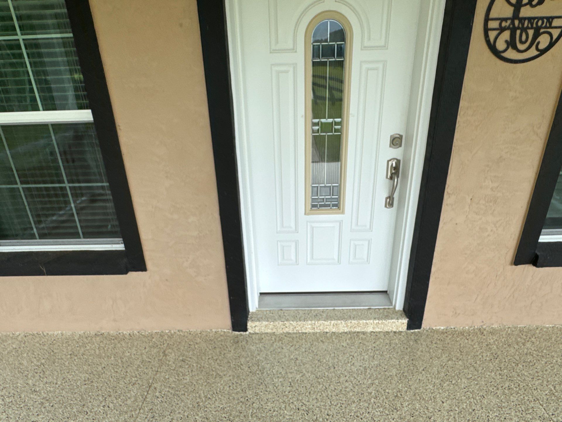 Porches Project in Chiefland, FL in Driftwood by Cross Creek Concrete Coatings