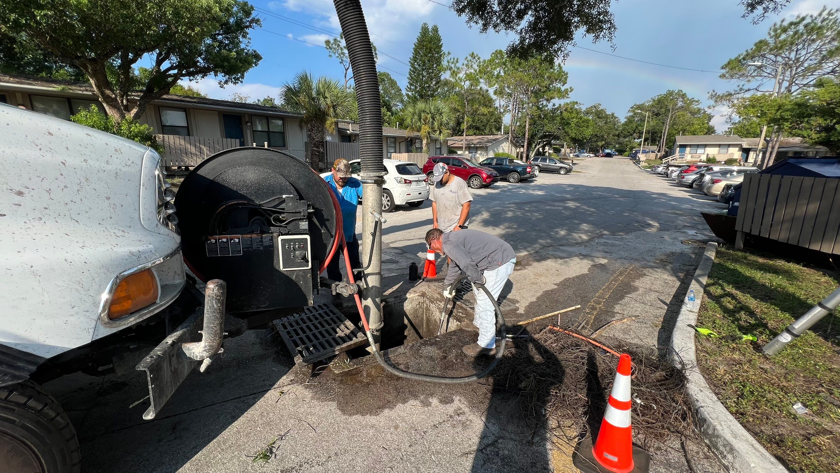 Apartment Complex Storm Water System Cleaning and Maintenance by Don Mar, Inc. Storm Water Solutions