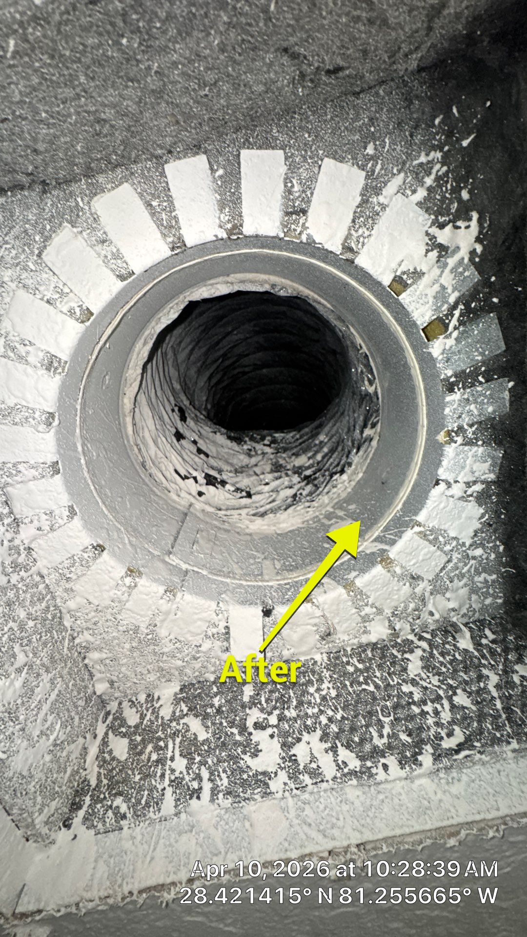 Air Duct Bath Fan Exhaust Cleaning in Orlando by Hygienic Air, Inc
