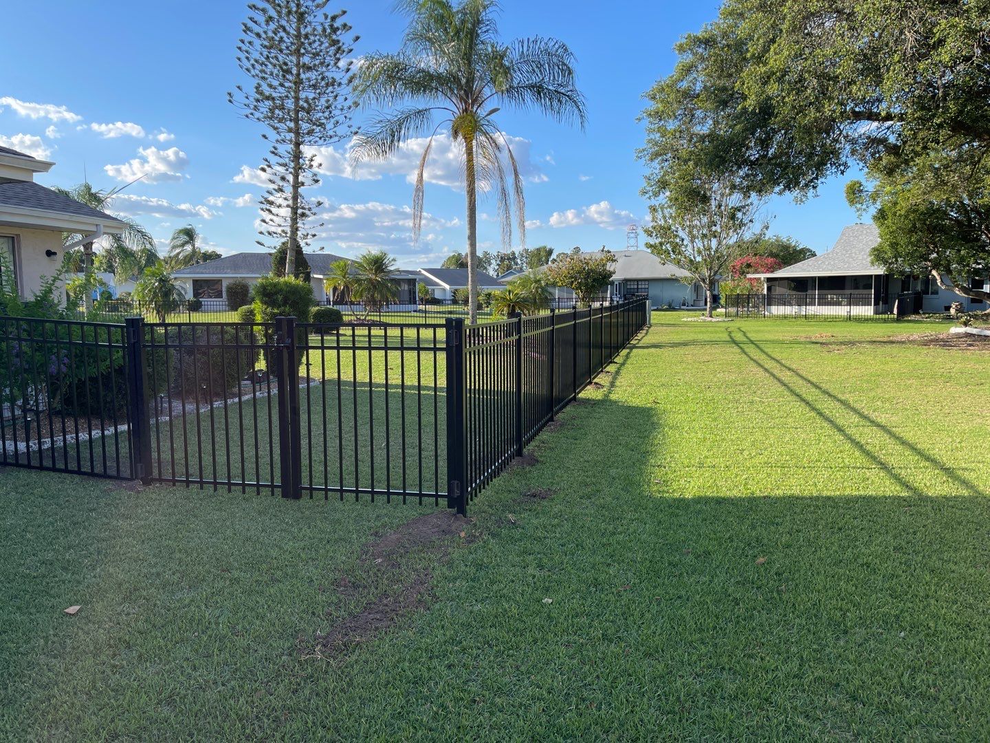 Sun City Center, FL 4ft. Tall 3-Rail Flat Top Aluminum Fence by Asap fence and gates, LLC