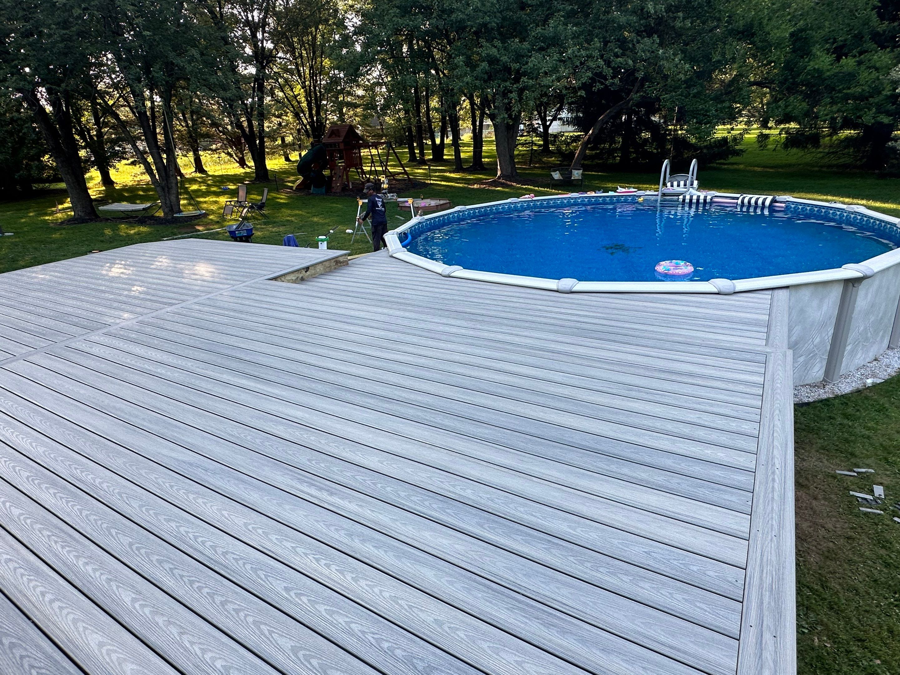 New Pool Deck IN Flemington by deck guardian