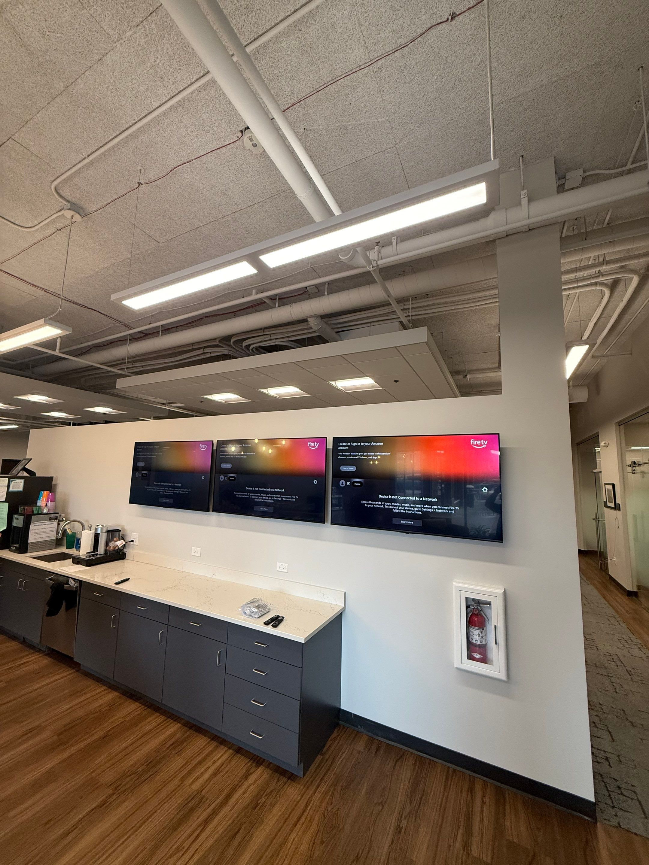 Commercial TV Install by Altitude Audio Video