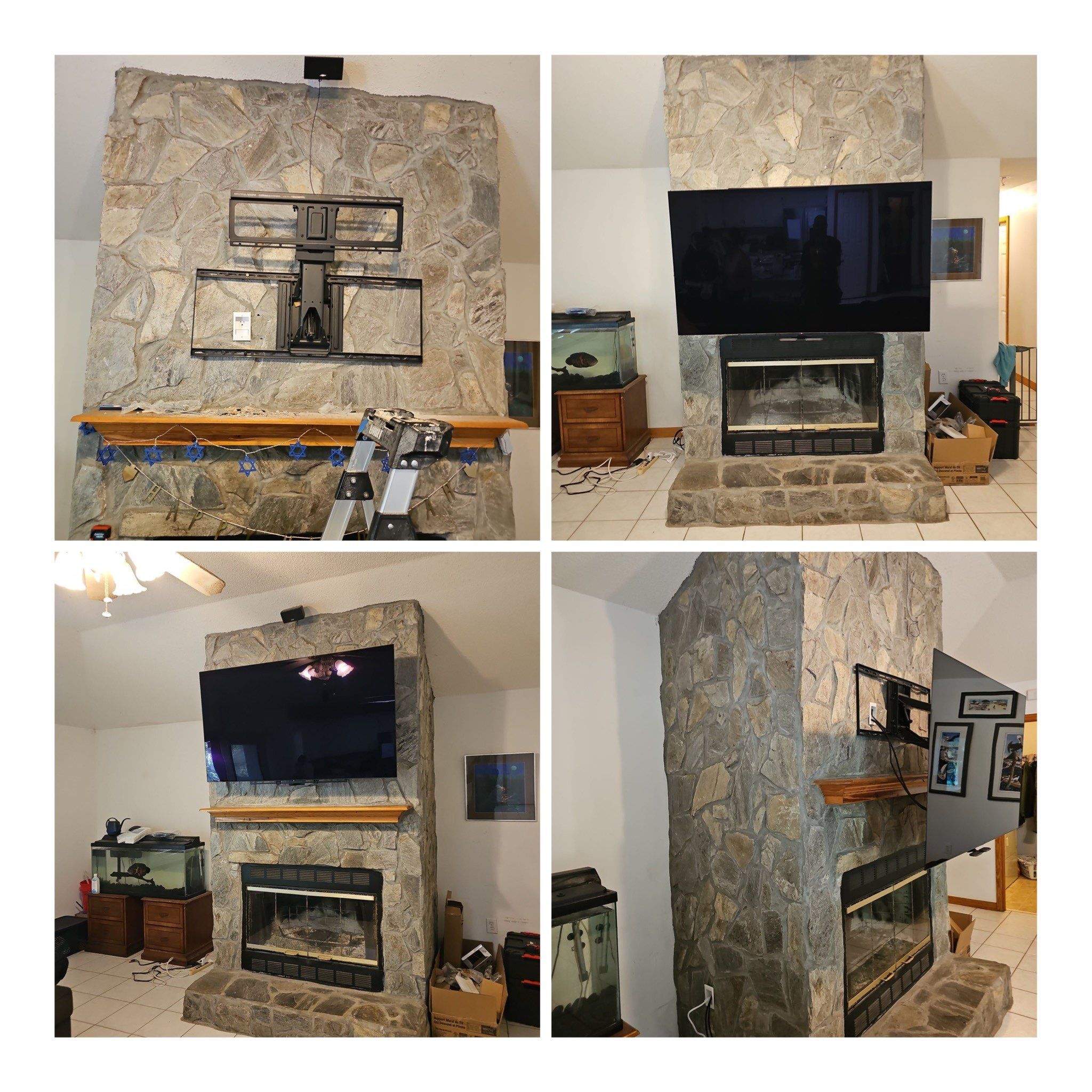 MantelMount Installation by Hangman Mounting & Installation