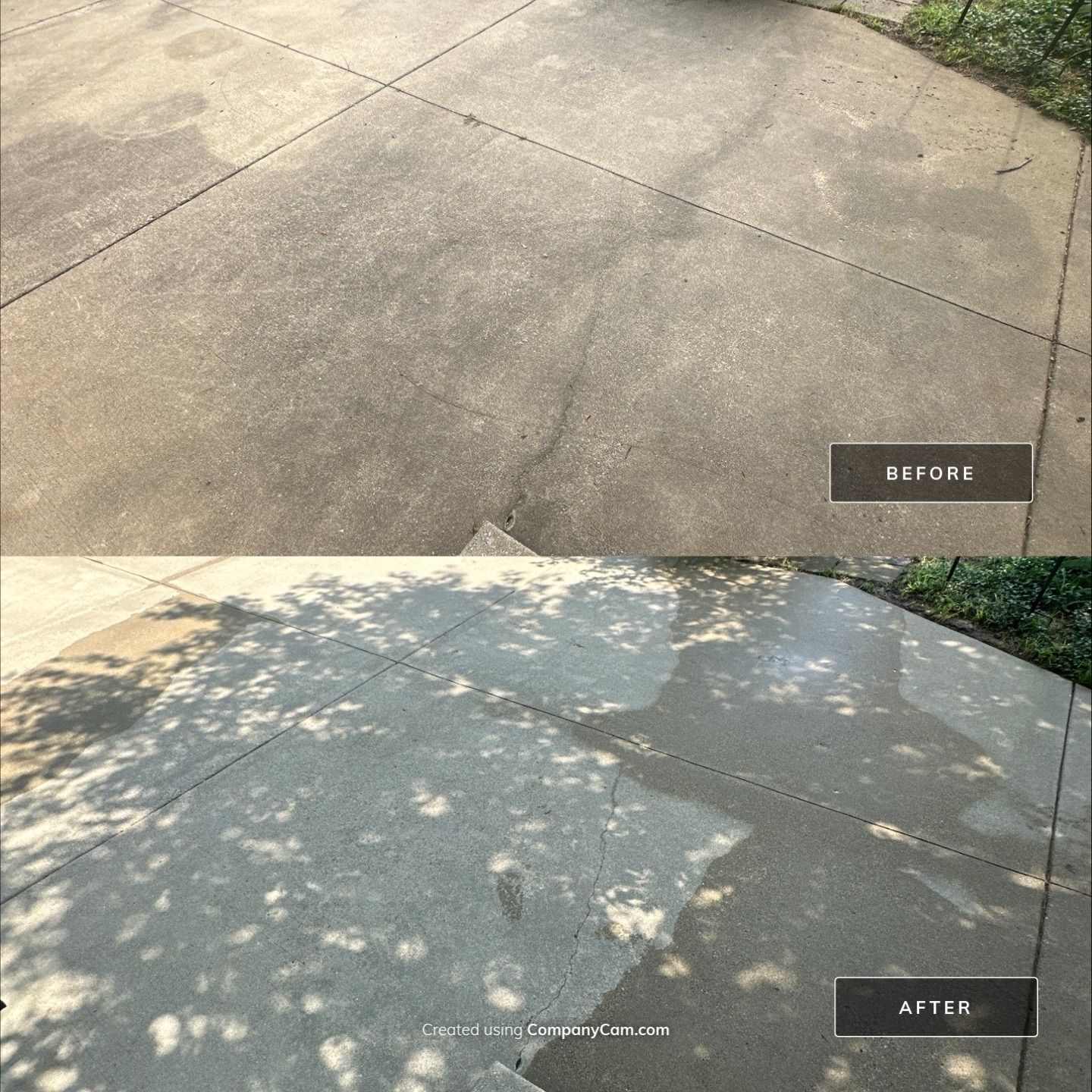 Project in Vernon Hills by Simmons Power & Soft Washing