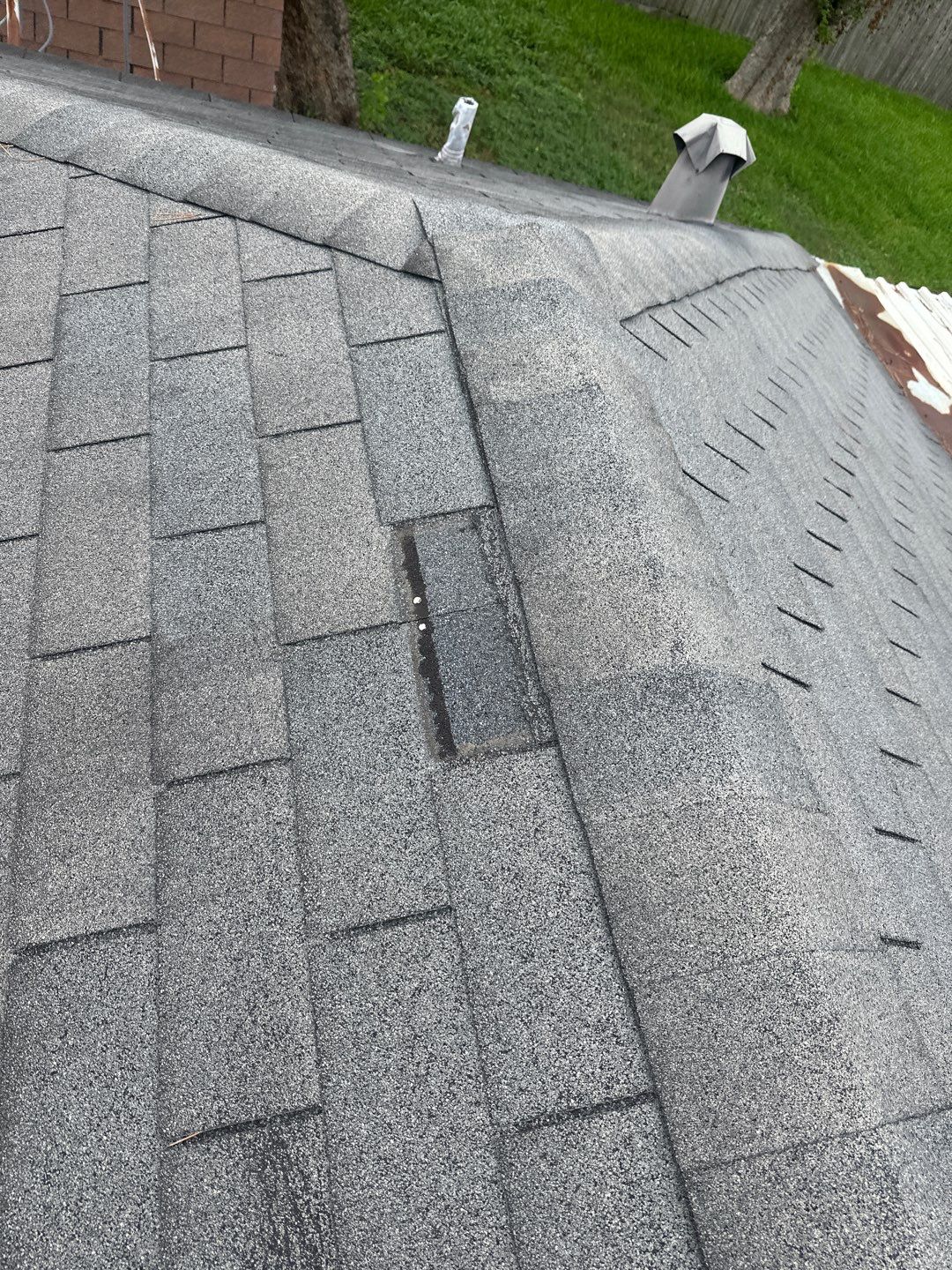 Hail Damage using Owen's Corning Duration (Lifetime) Shingles by Roof Repair Company