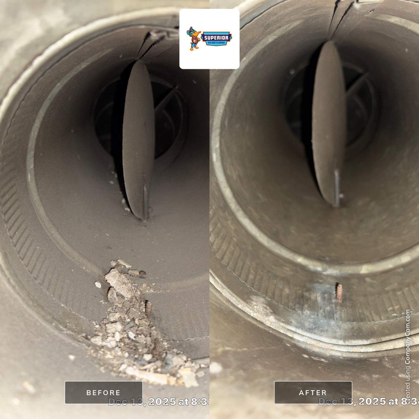 Air Duct Cleaning With a Vacuum Truck in Ellwood City, PA by Superior Air Duct Cleaning