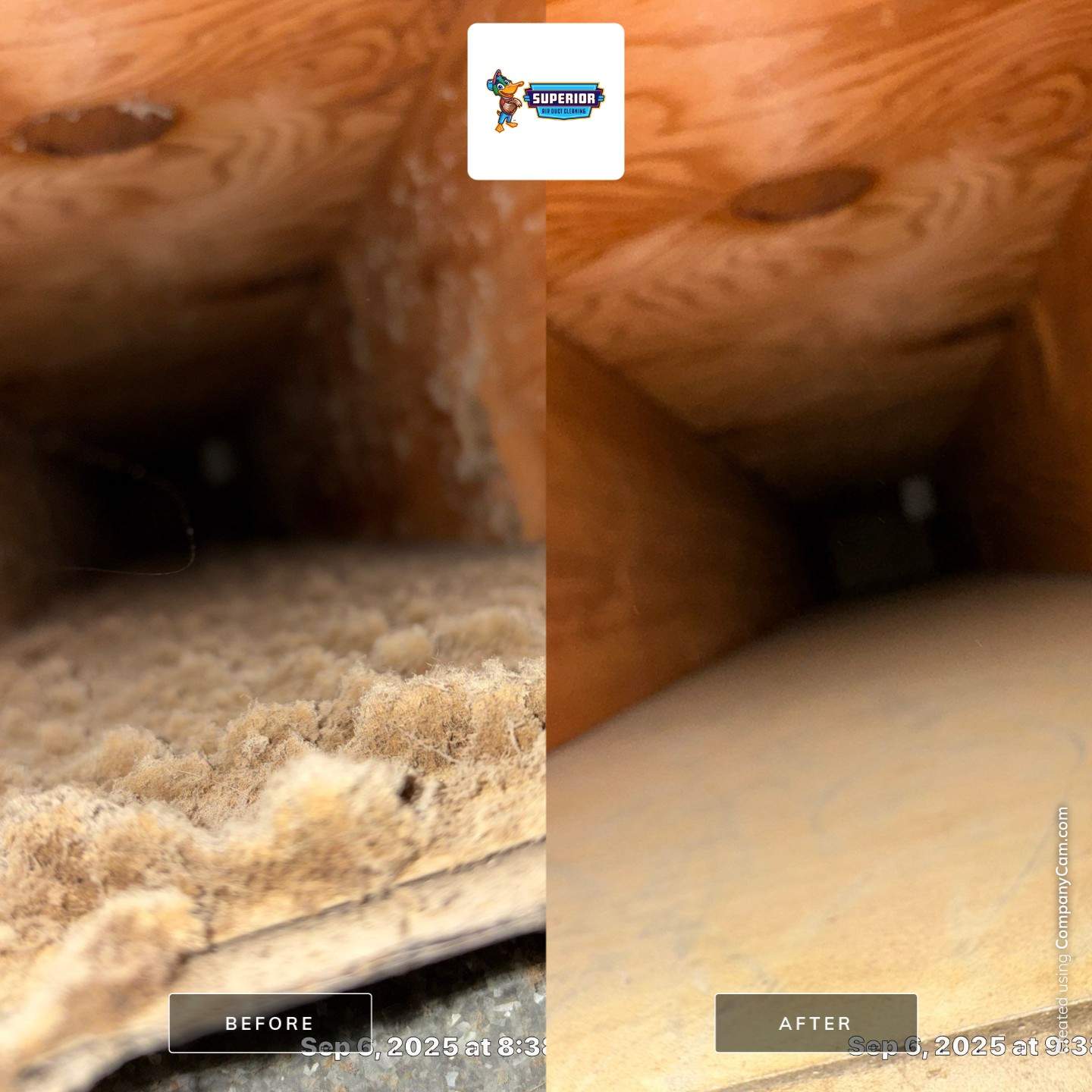 Air Duct Cleaning With a Vacuum Truck in Austintown, OH by Superior Air Duct Cleaning