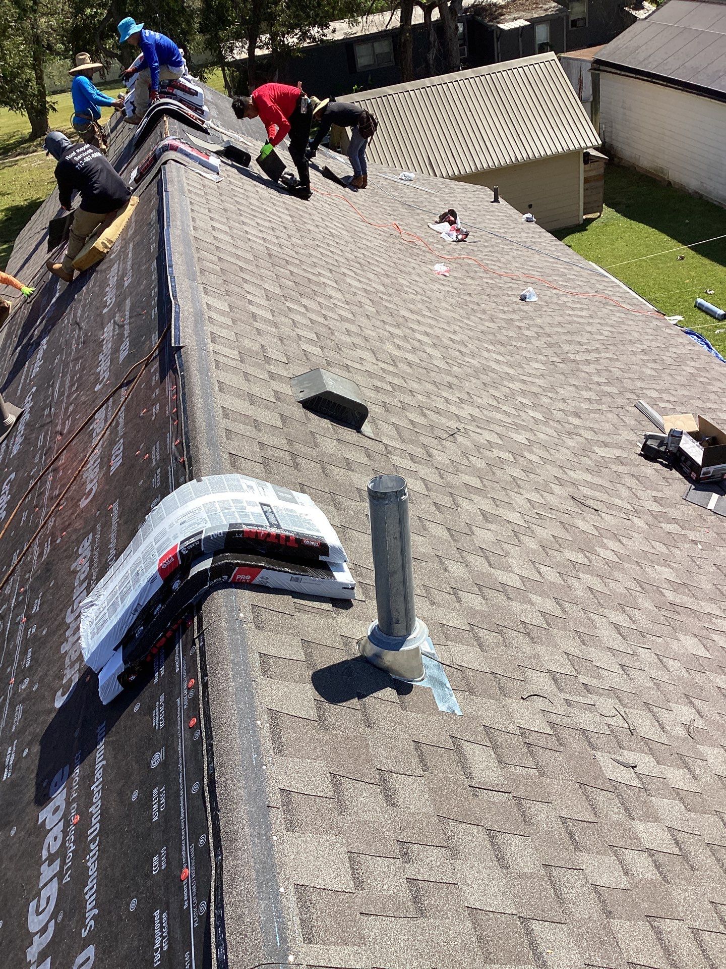Residential Roofing Repair using Owen's Corning Duration (Lifetime) Shingles by Roof Repair Company