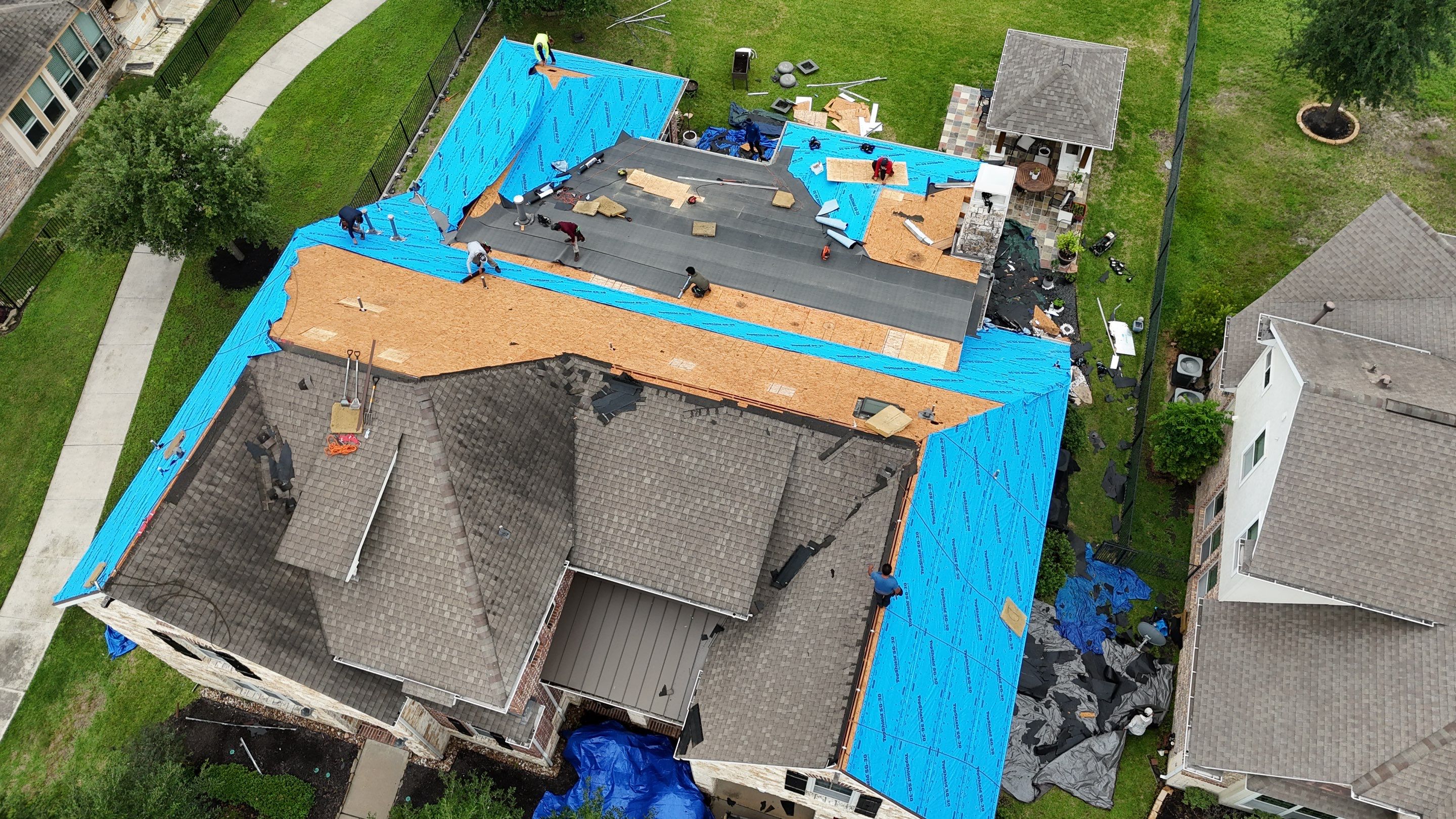Residential Roofing Installation using IKO Dynasty by Core Four Roofing