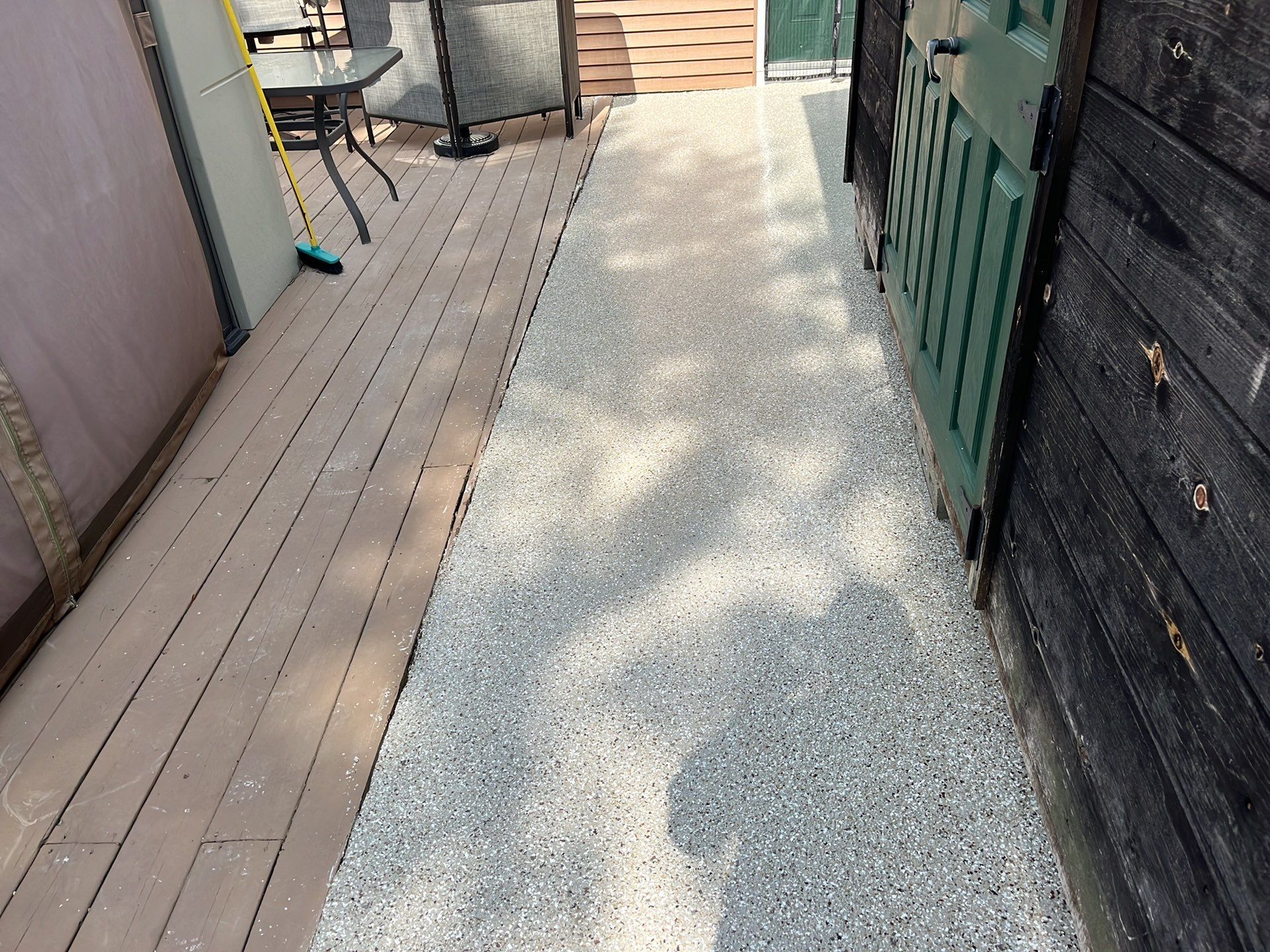 Patio & Steps in Tyngsborough, MA 01879 by Symphony Concrete Coatings