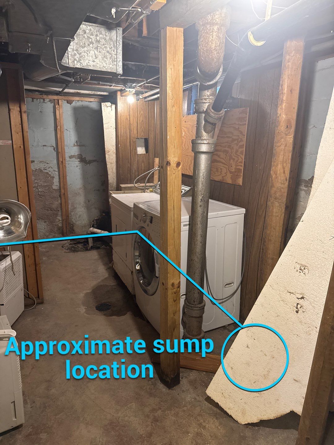 Drain Tile & Sump Pump in South MPLS by Waterproofing Northeast