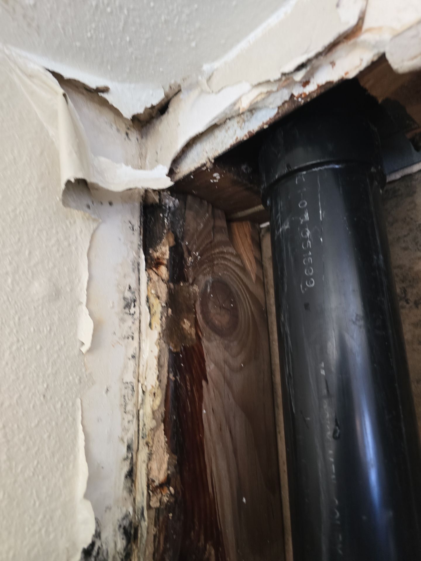 Installation of New Black Pipes and Shower Valve Repair by Us Plumbing
