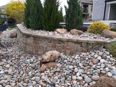 Pool Retaining Wall