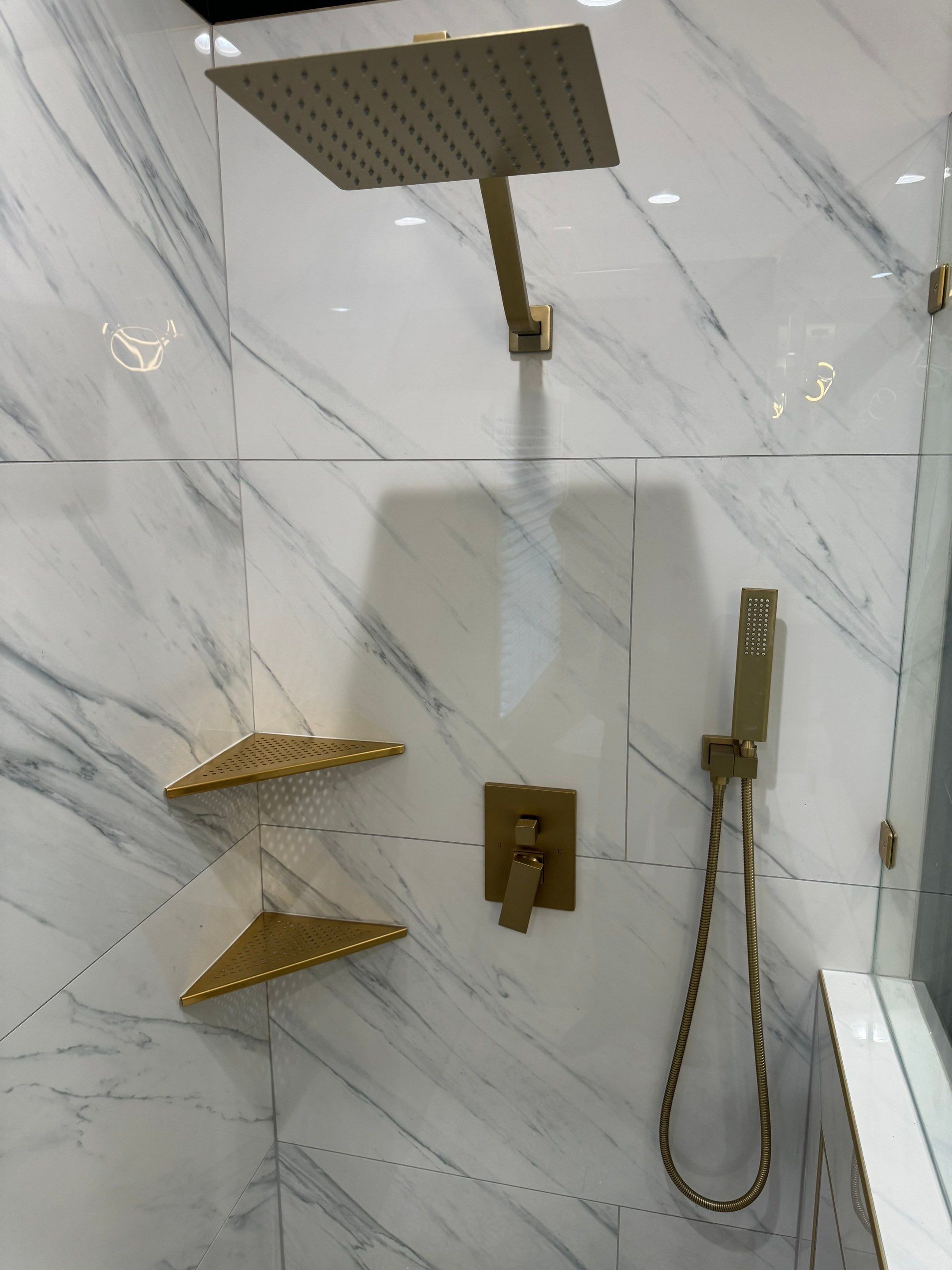 Woods Trace - Bathroom Remodel  by Pillar and Pine