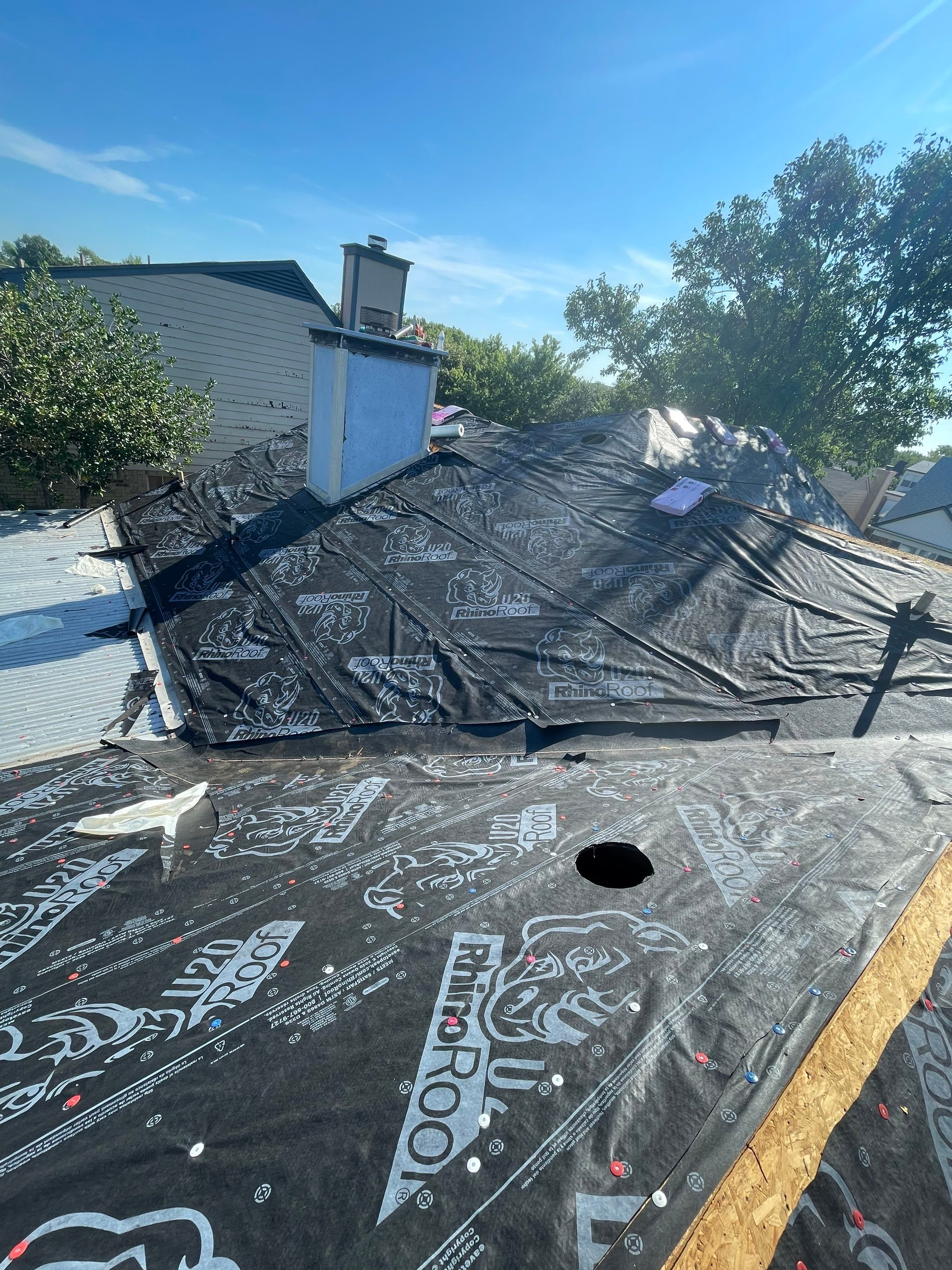 Paid for by Insurance Reroof. by Berry Good Roofing 