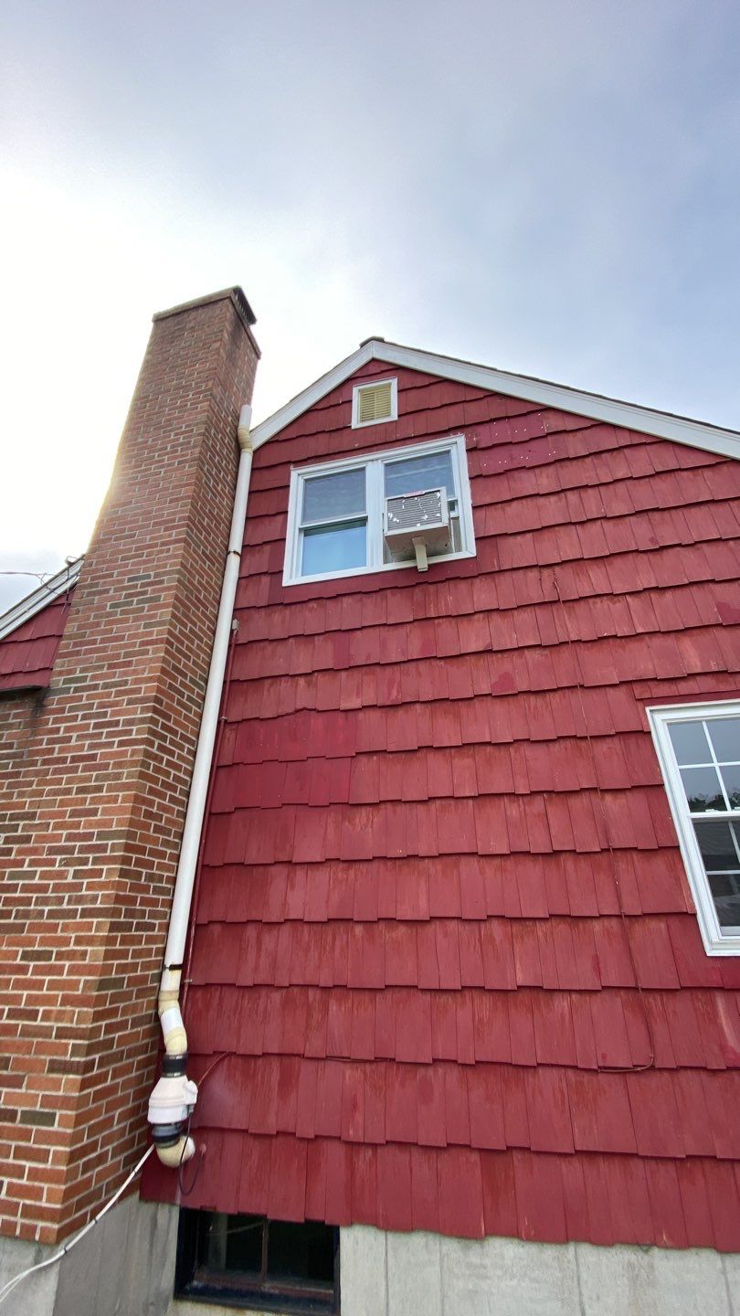 Siding Installation using Royal Building Products Rustic Red by A Plus Exterior