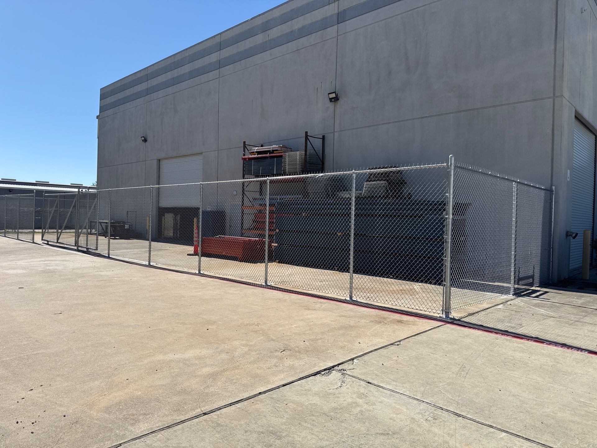 Commercial Chain Link DWG & Fence Installation by Tim's Fences
