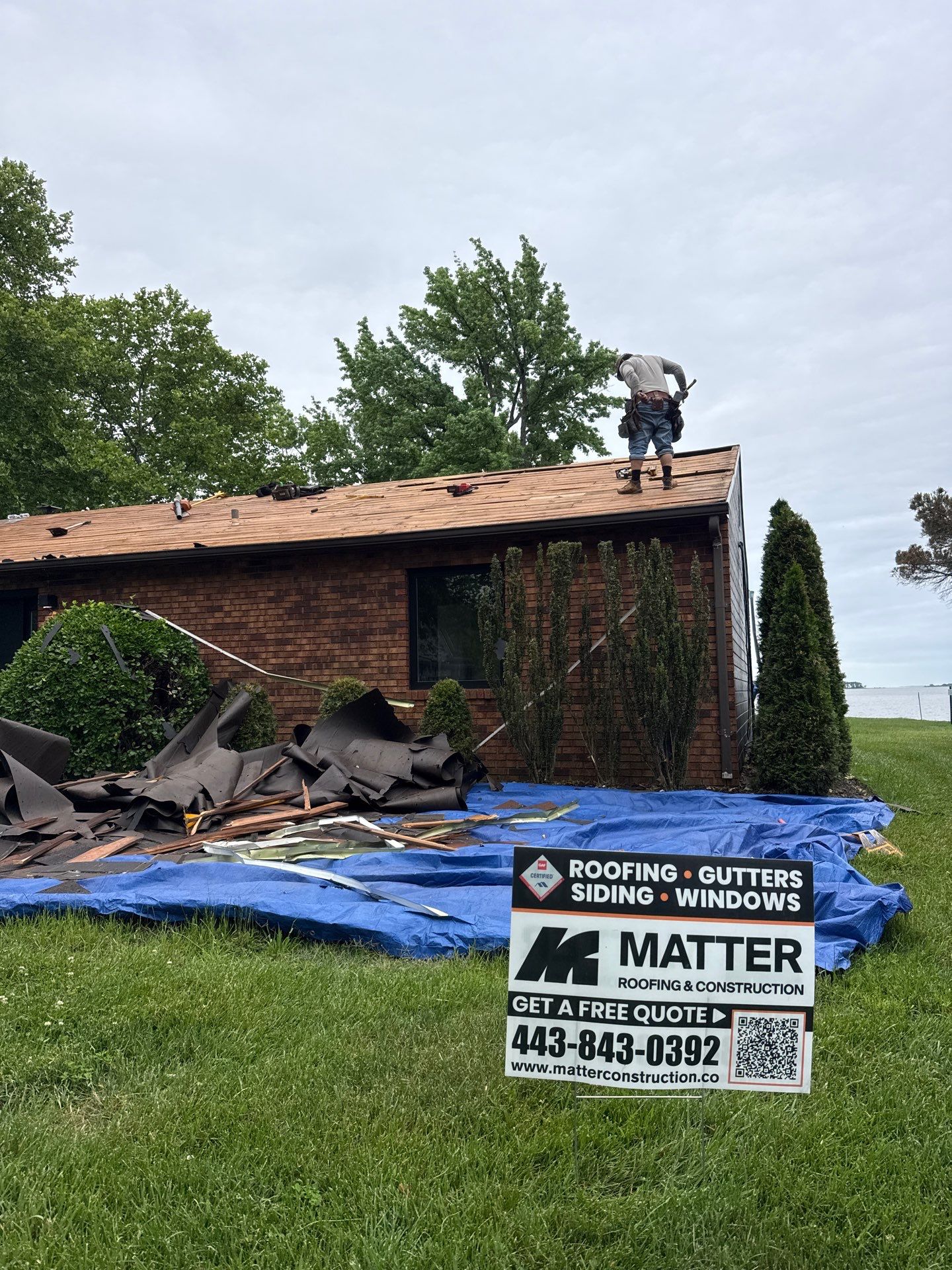 Residential Roofing Installation using Standing Seam Metal Roof | Mechanically Fastened | 24 Gauge by Matter Construction, LLC