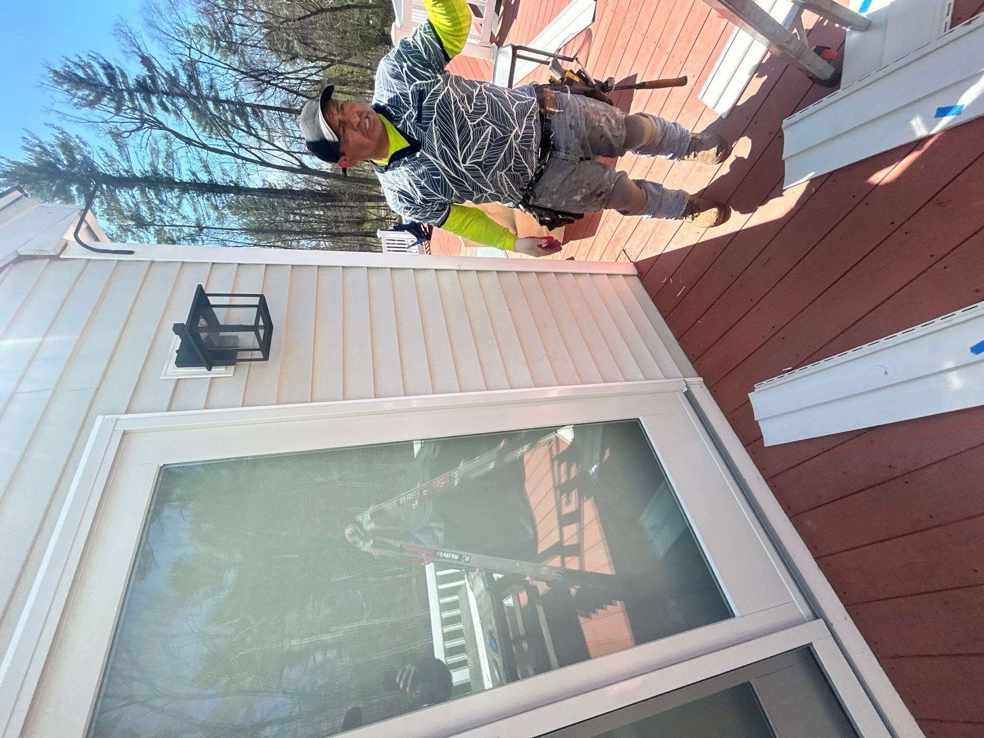 Vinyl Siding Repair with Spot Replacement by Mighty Dog Roofing of Greater Middlesex County