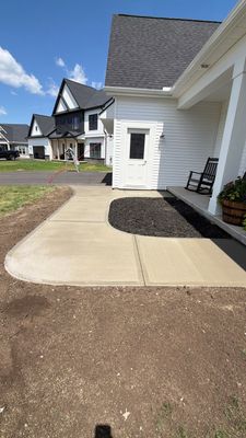 Pittsford Broom Finished Walkway