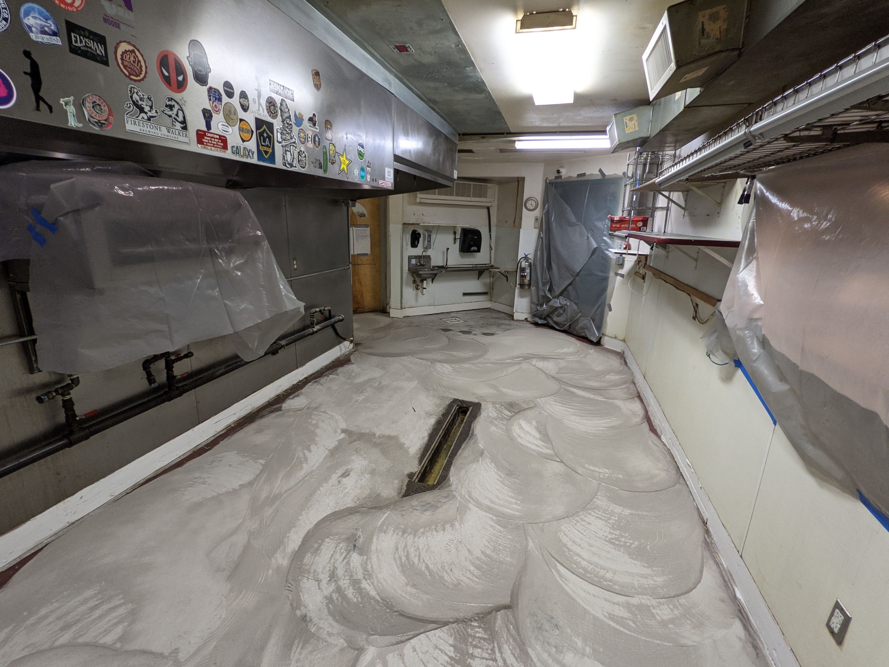 Commercial Floor Transformation using Penntek Evolution System by Croc Coatings, LLC