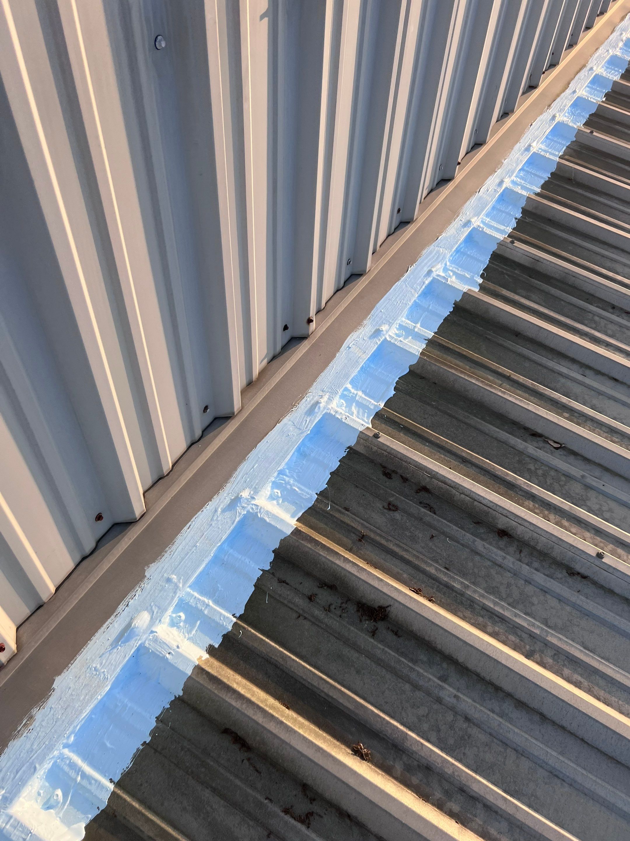 Hail Damage using Metal by Roof Repair Company