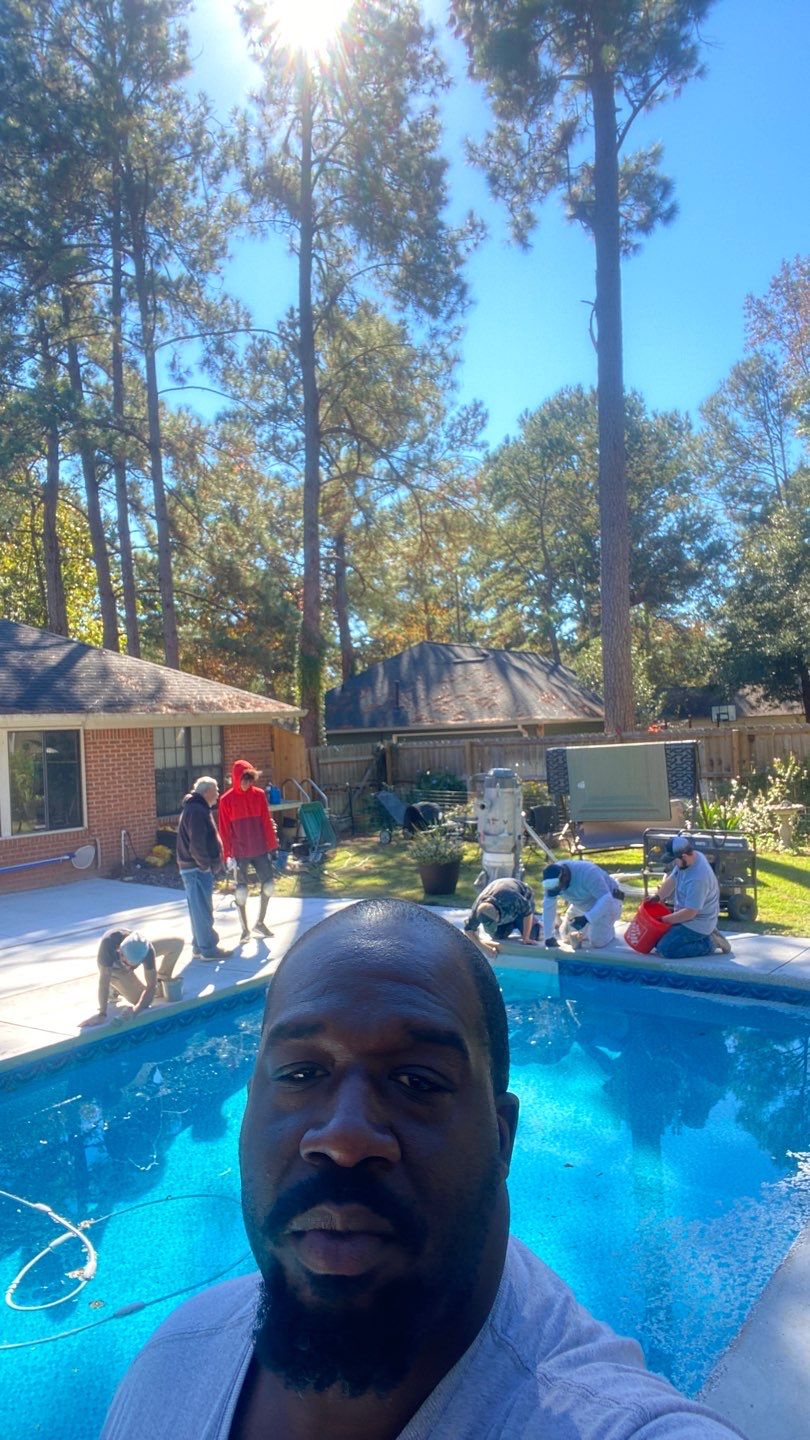 Bob's Beautiful Pool by Deese Elite Concrete Coatings