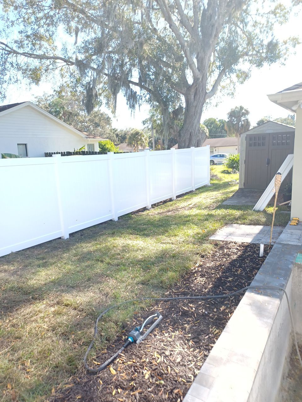 Venice, FL 6 ft. Tall White Vinyl Privacy Fence  by Asap fence and gates, LLC