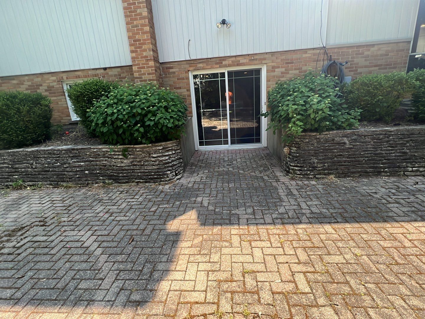 Brick paver clean, sand and seal. using Surebond SB-1300 by Northern Power Washing LLC.