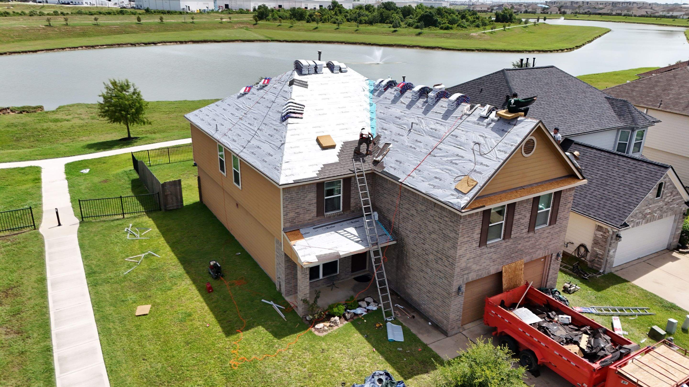 Roof Replacement and Decking Repair in Katy, TX by Onit Roofing LLC