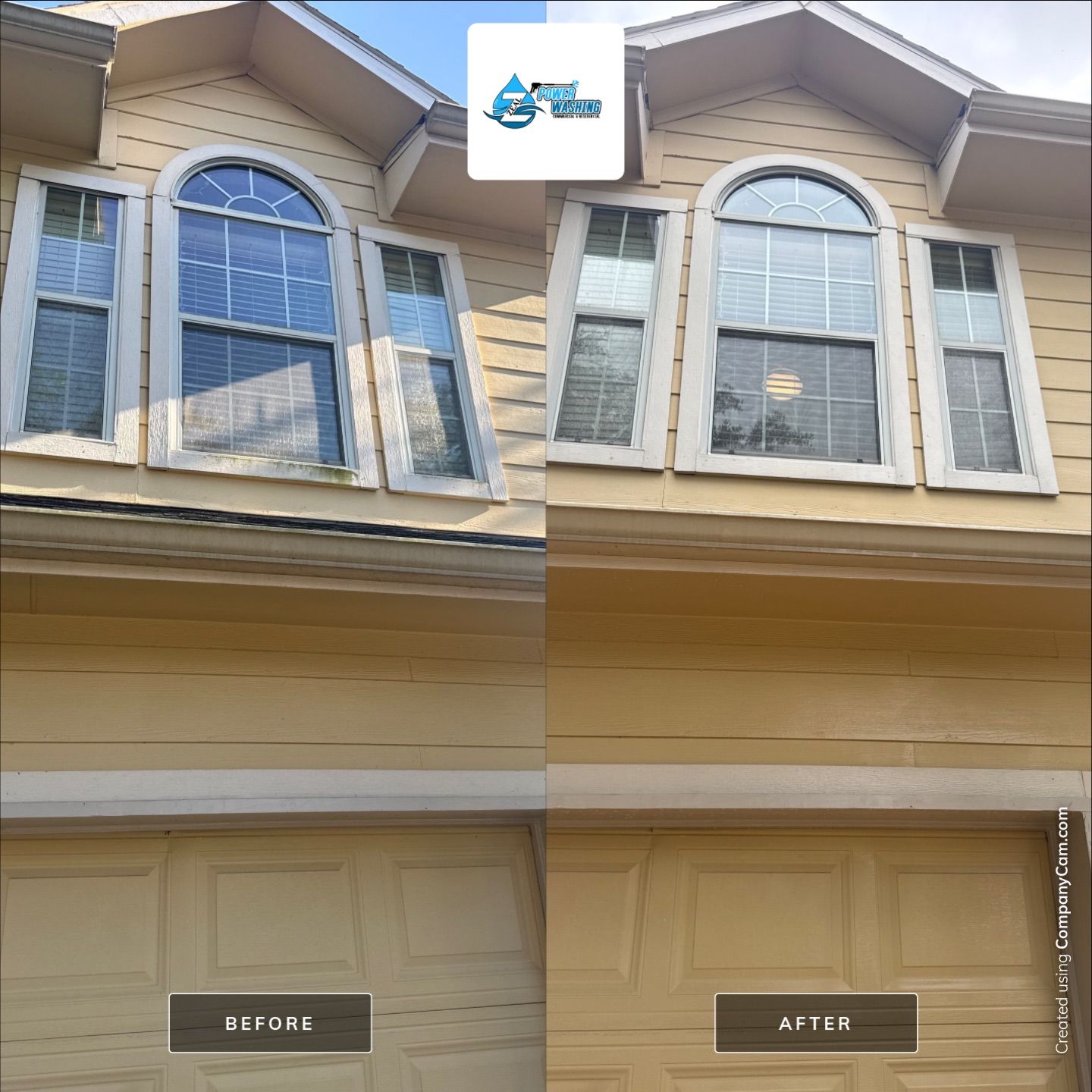 Complete Exterior House Wash and Concrete Cleaning in Fresno by Zeal Power Washing