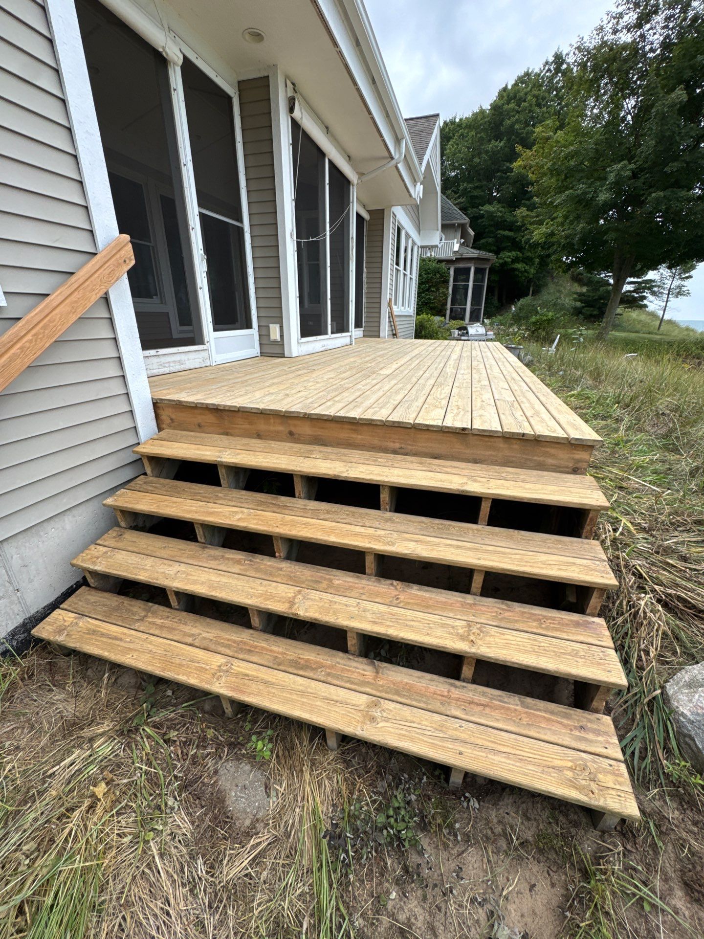 Coastal Deck Pressure Washing and Protective Staining in Whitehall by Gordon Painting