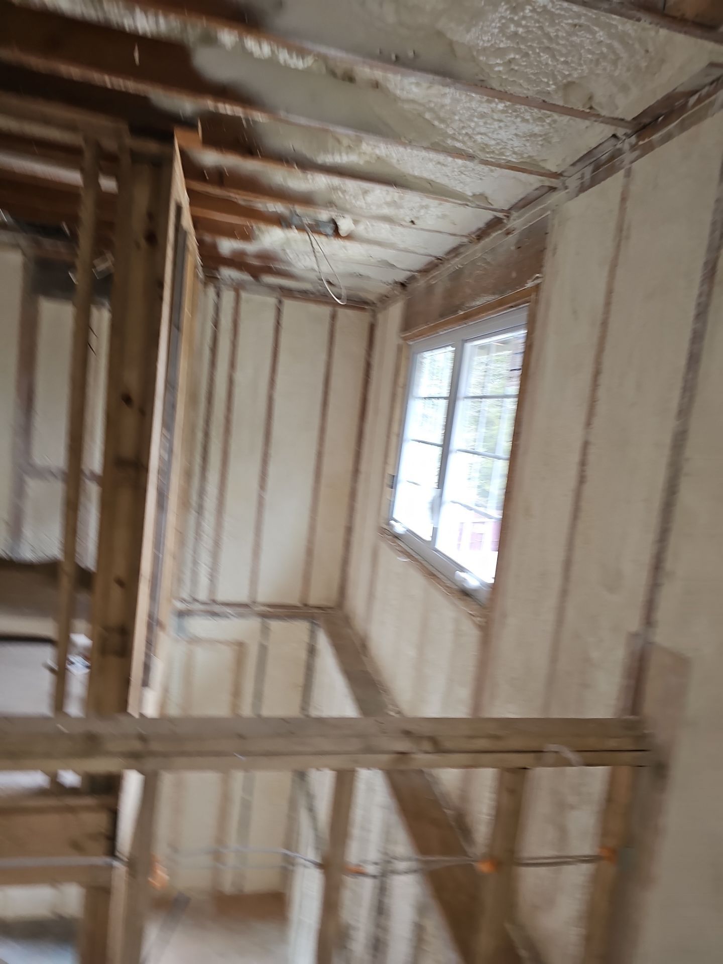 Basement Exterior Walls using Closed Cell Spray Foam by NYS Foam & Energy