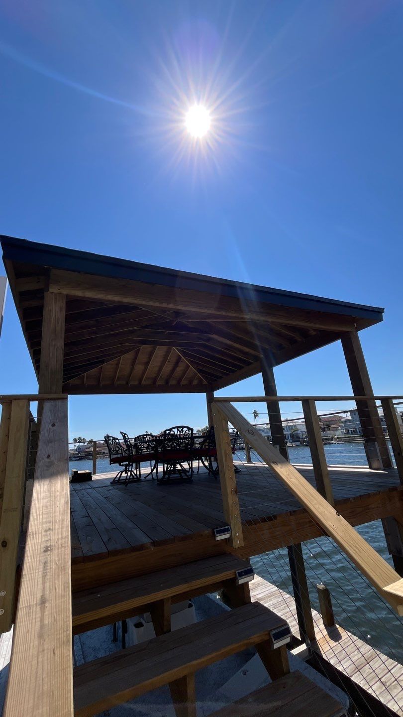 Patio? We got you Covered! by Bayfront Roofing and Construction