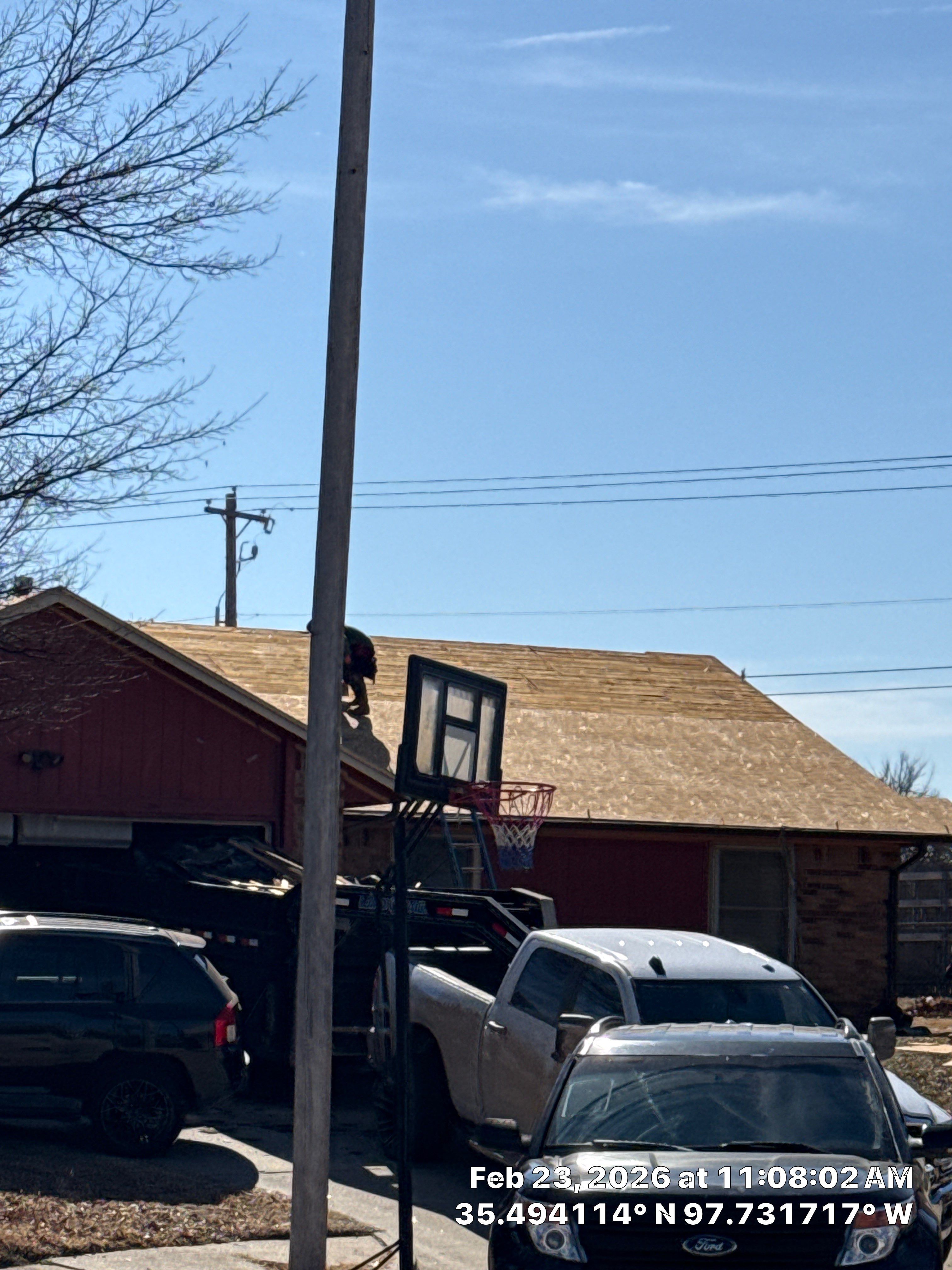 Project in Yukon, OK by OAK Roofing Restoration 