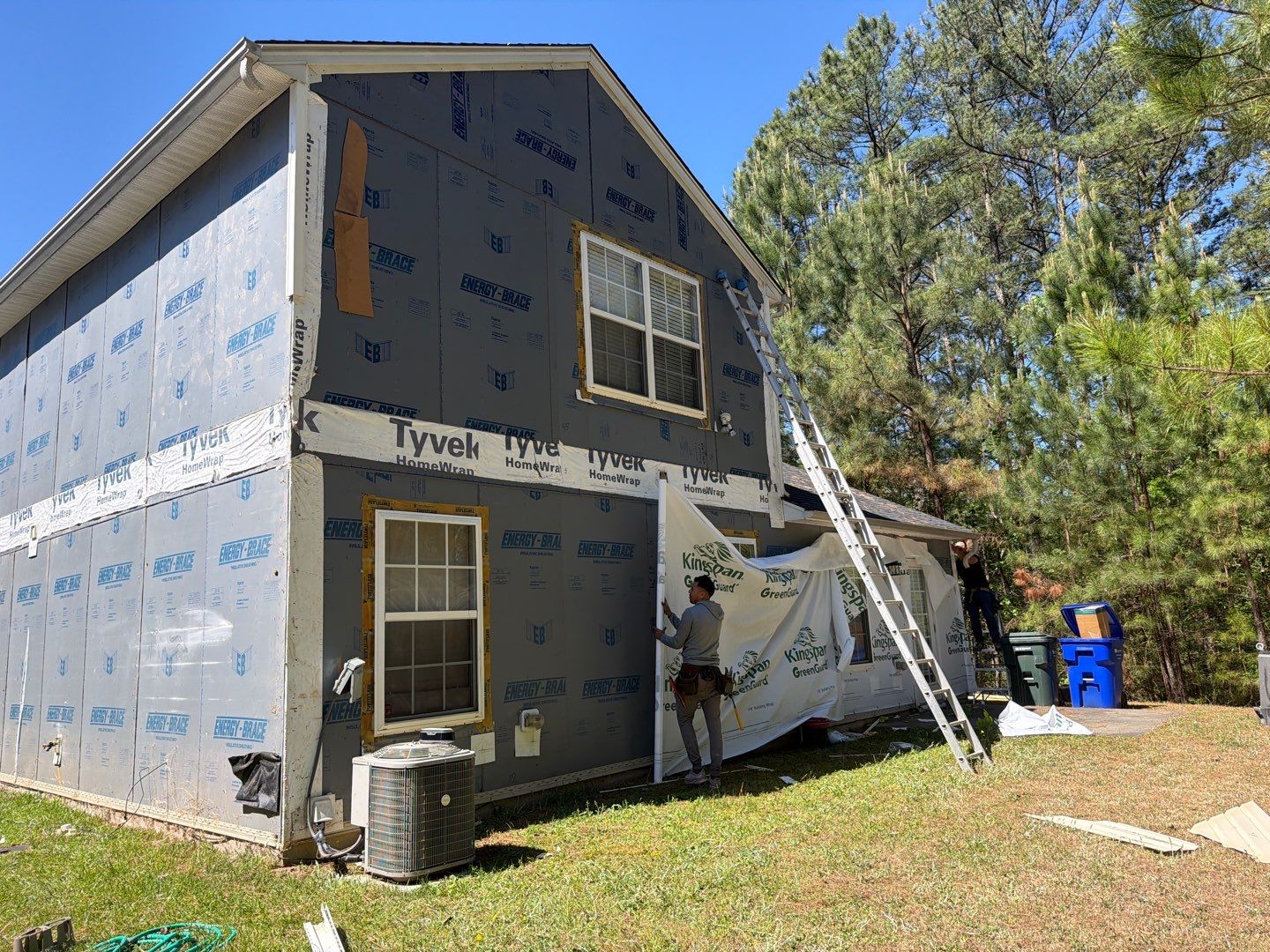 Roof and siding replacement by hail and wind damage by Just Brilliant Restoration JBR