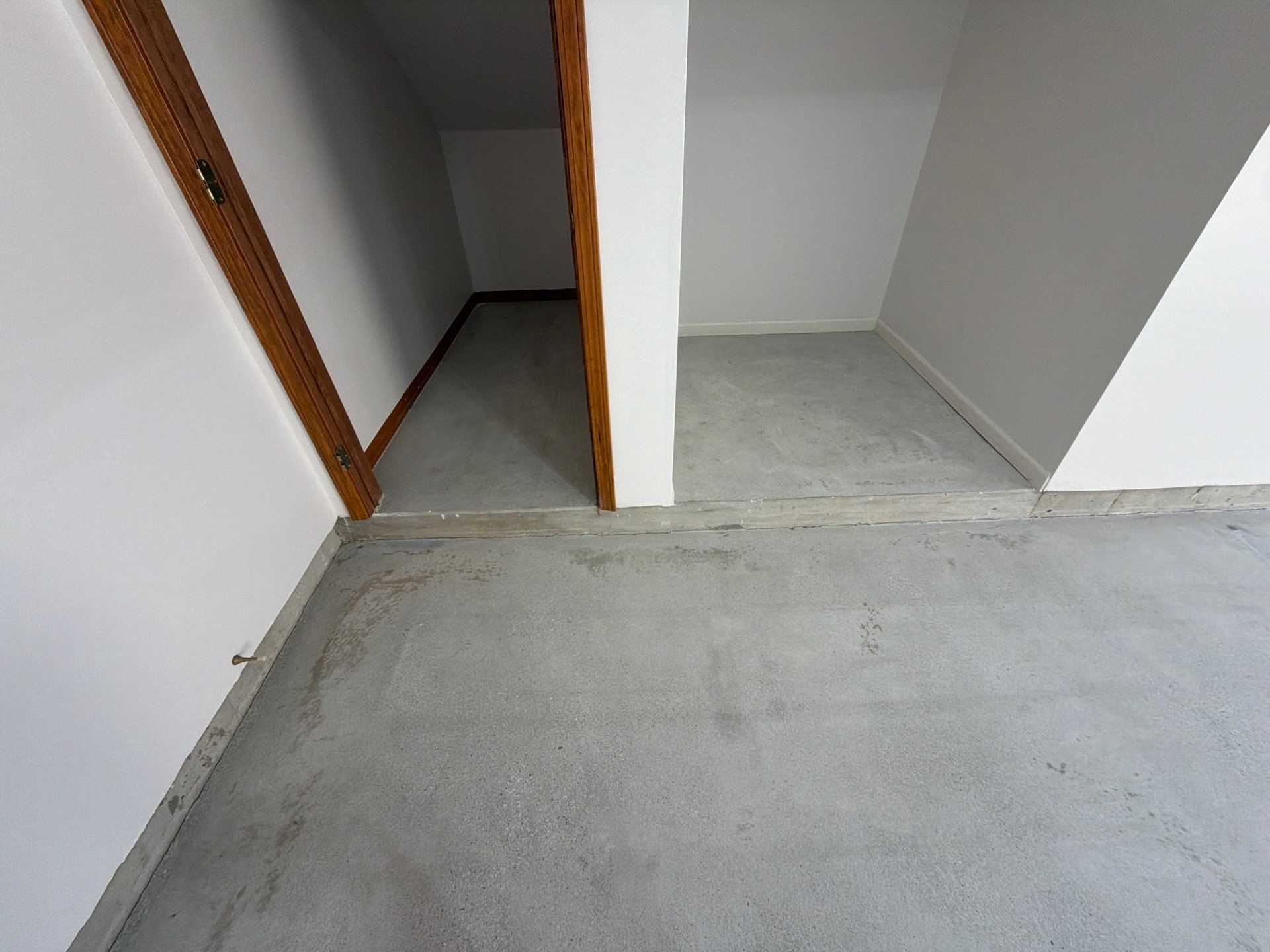 Custom Epoxy Flake Floor Coating and Ceiling Repair in Muskegon by Gordon Painting