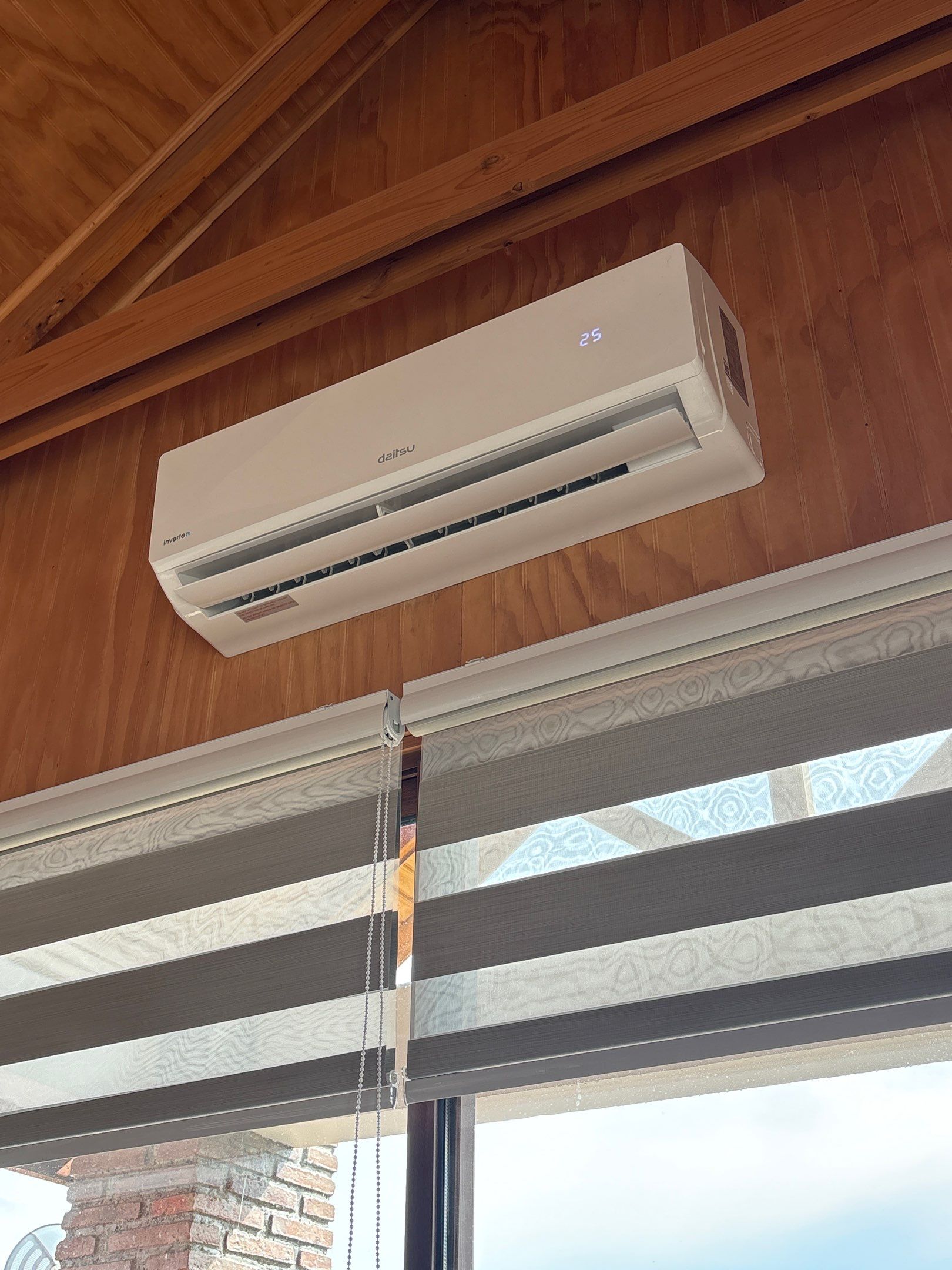 Modern Home Office Build With Plywood Paneling and Mini-Split AC by CompanyCam Sales Demo