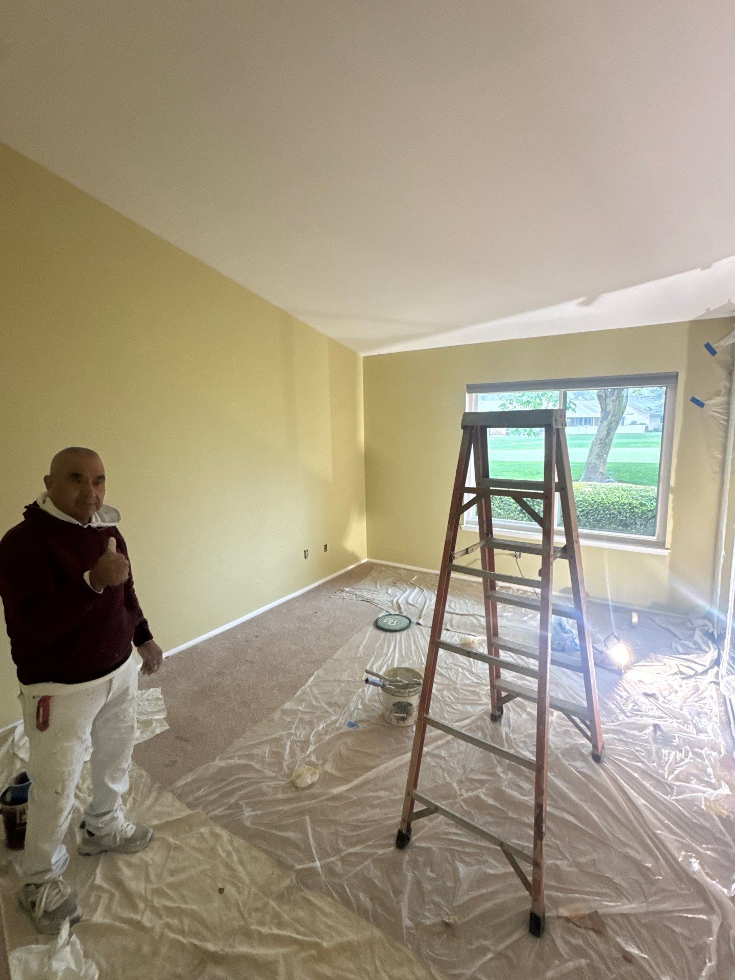 Stacey Popcorn ceiling removal & Interior painting by Asis Painting Inc