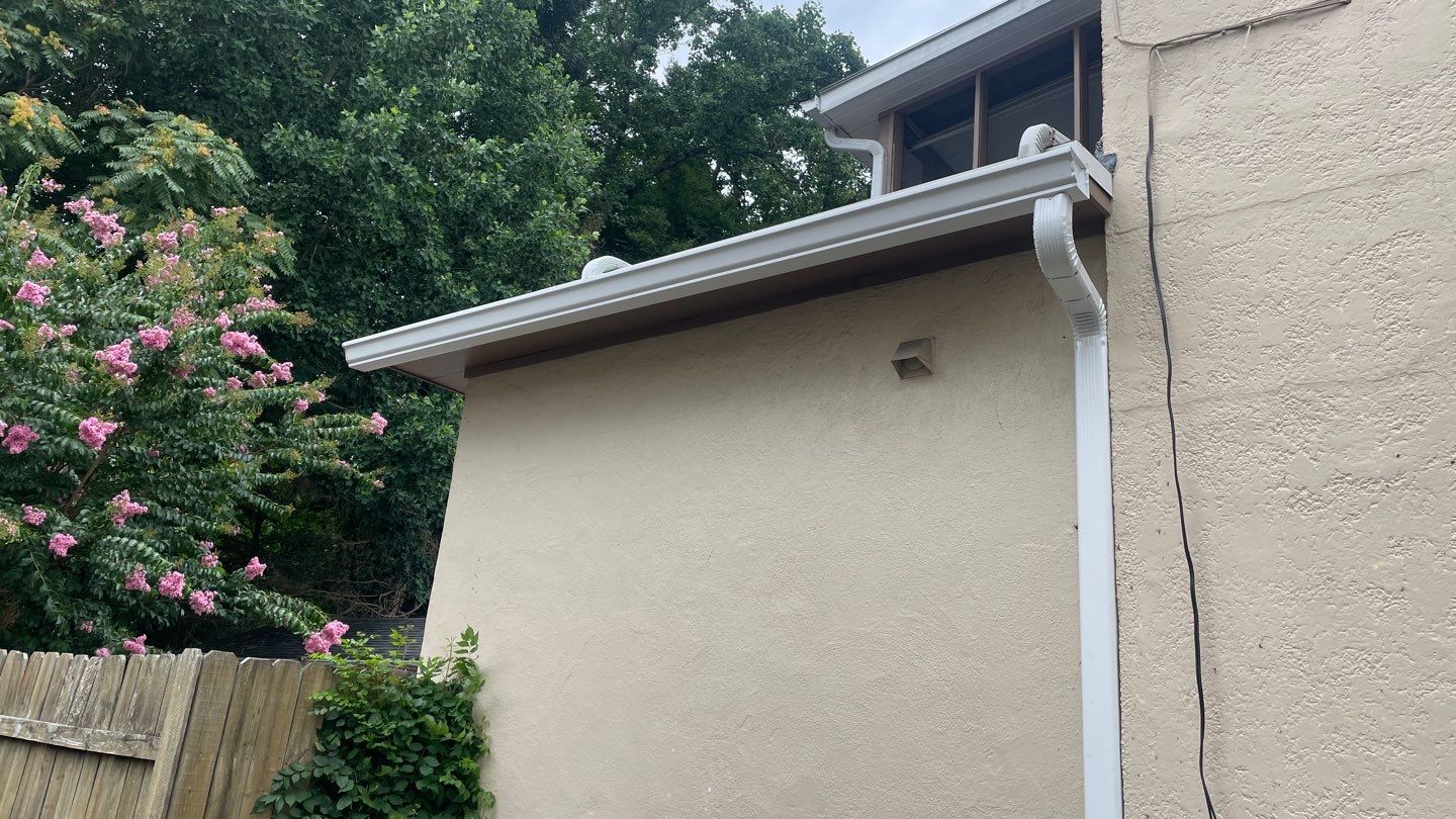 Rubber Roof and Gutter on Addition  by Secure Construction Company Inc