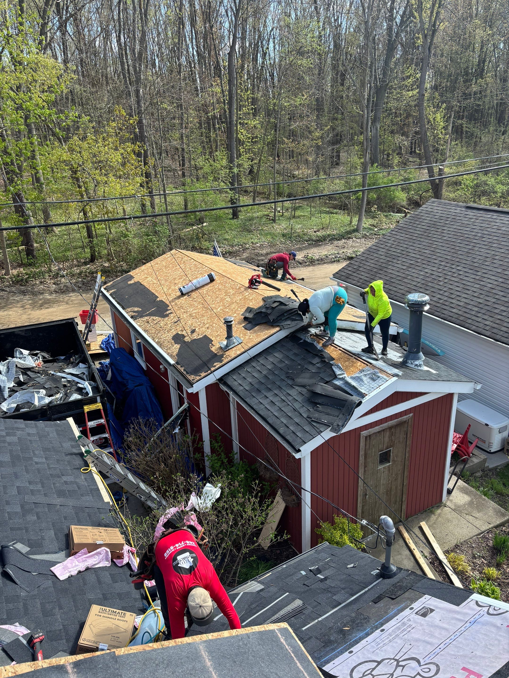 Roof Replacement using Owens Corning Duration by 180 Contractors