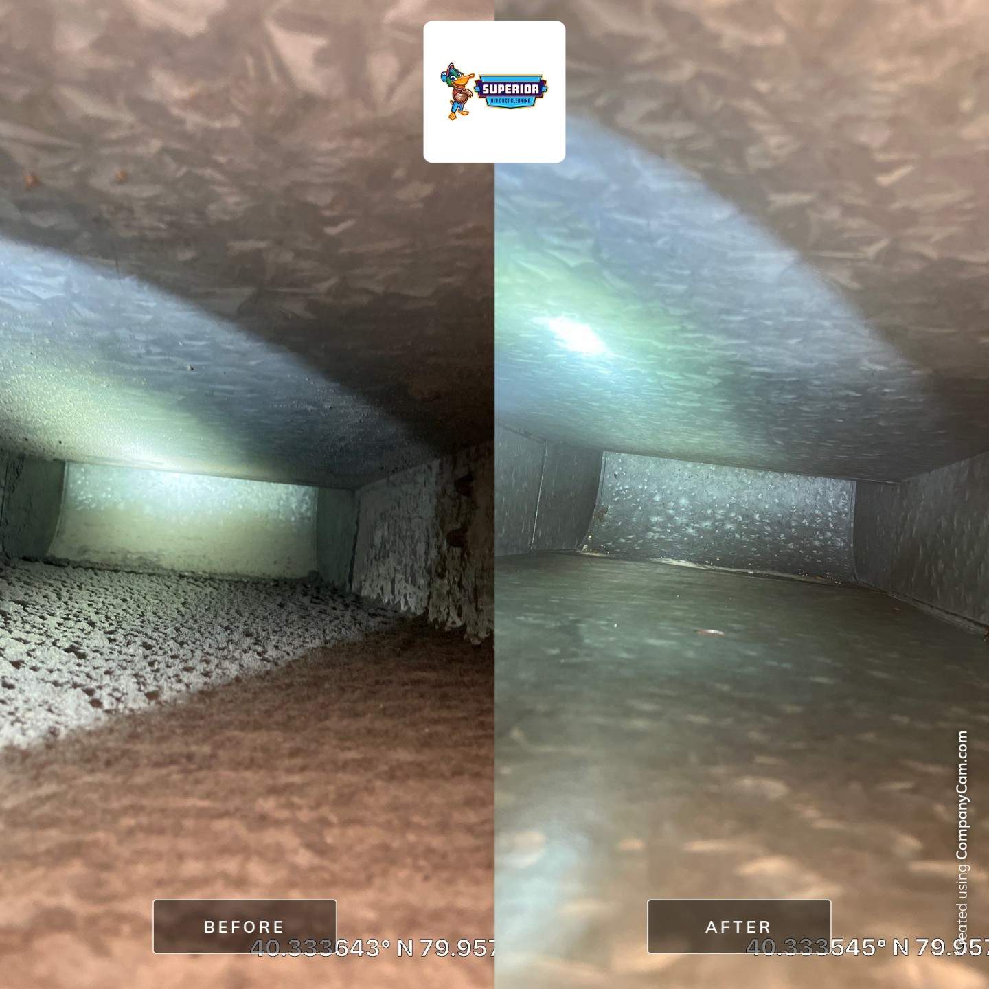Air Duct Cleaning With a Vacuum Truck in Pleasant Hills, PA by Superior Air Duct Cleaning