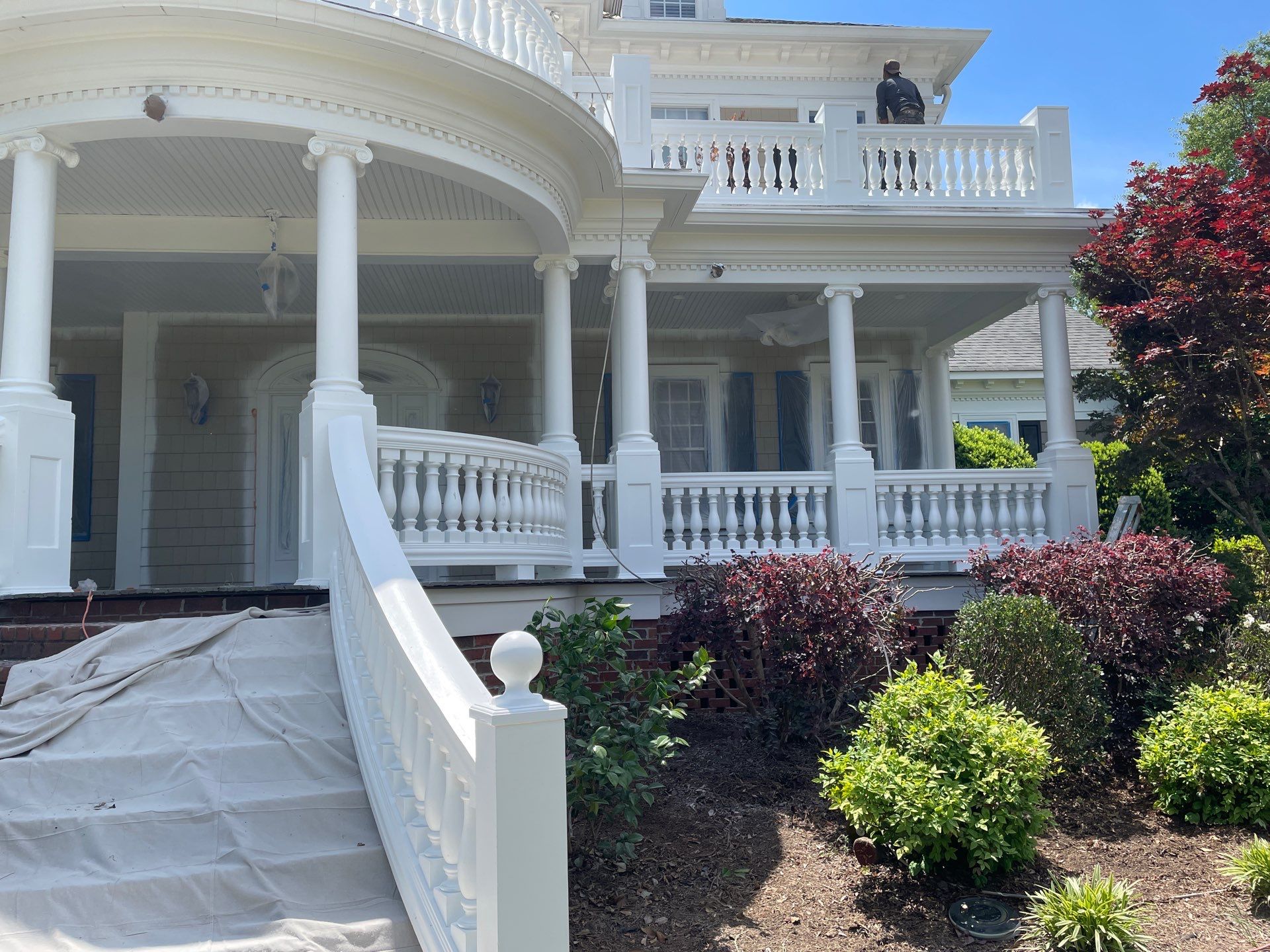 Full Exterior Painting and Color Restoration in Warrenville by Fresh Coat Painters of Augusta